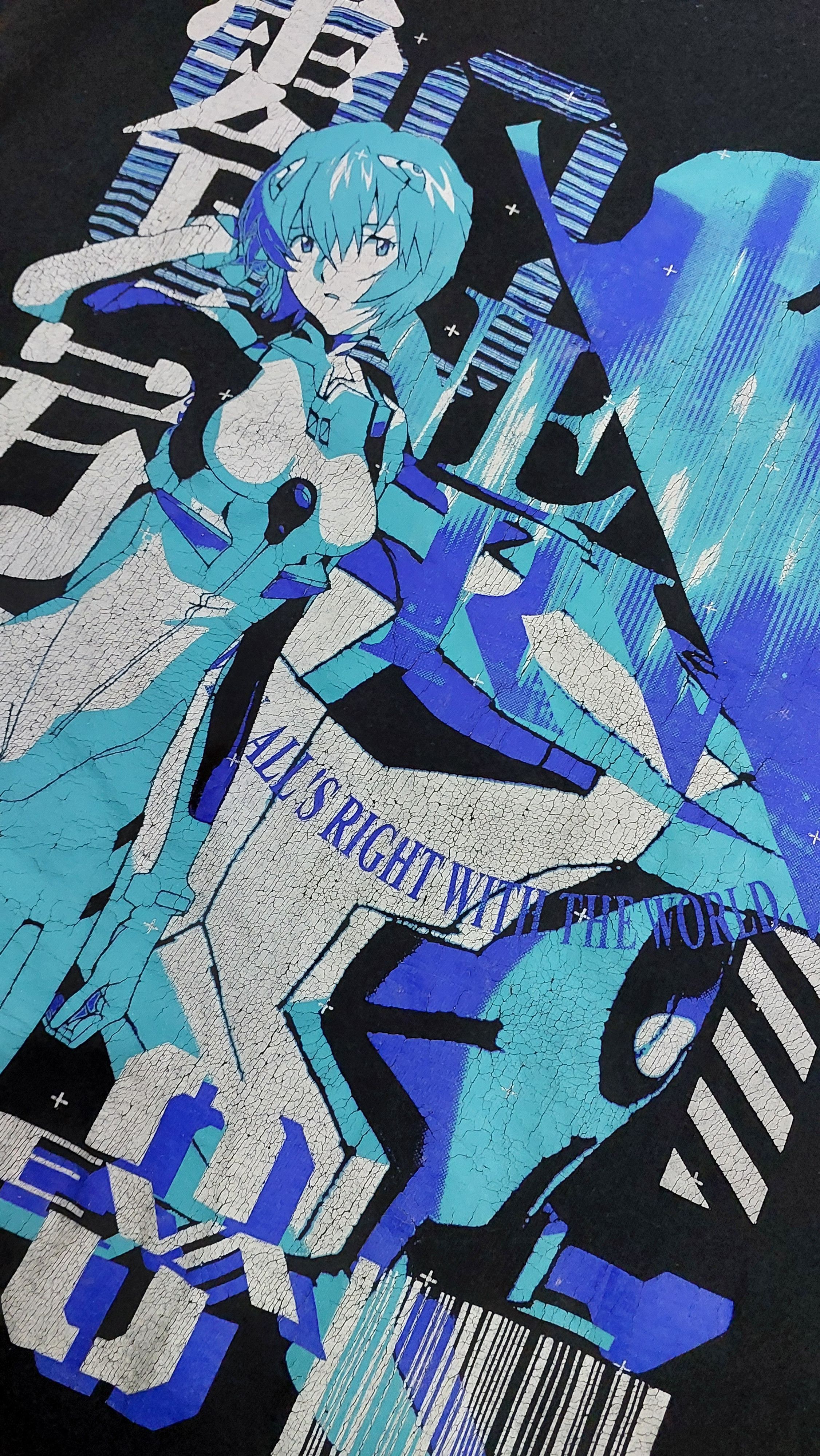 Anime × Cartoon Network × Vintage VINTAGE EVANGELION ANIME CARTOON TSHIRT Size US L / EU 52-54 / 3 - 5 Thumbnail