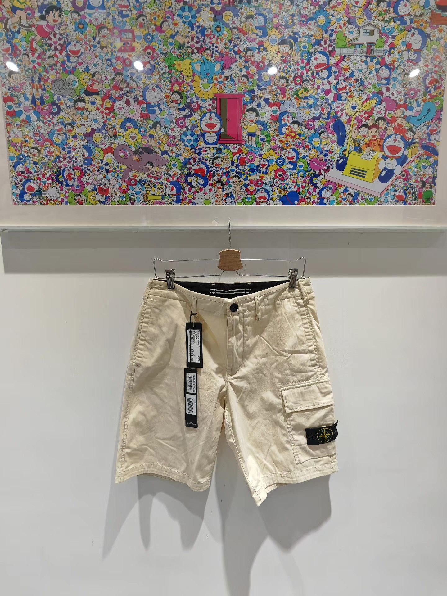 Stone Island Stone Island Cargo Shorts Khaki Q15 Size US 34 / EU 50 - 1 Thumbnail