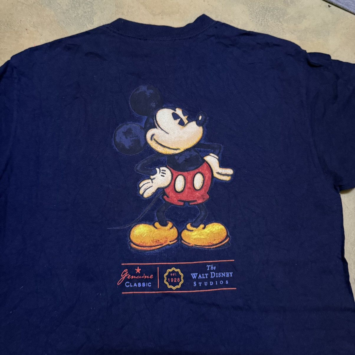 Disney Vintage Mickey Mouse By Disney Big Logo T Shirt Size US M / EU 48-50 / 2 - 3 Thumbnail