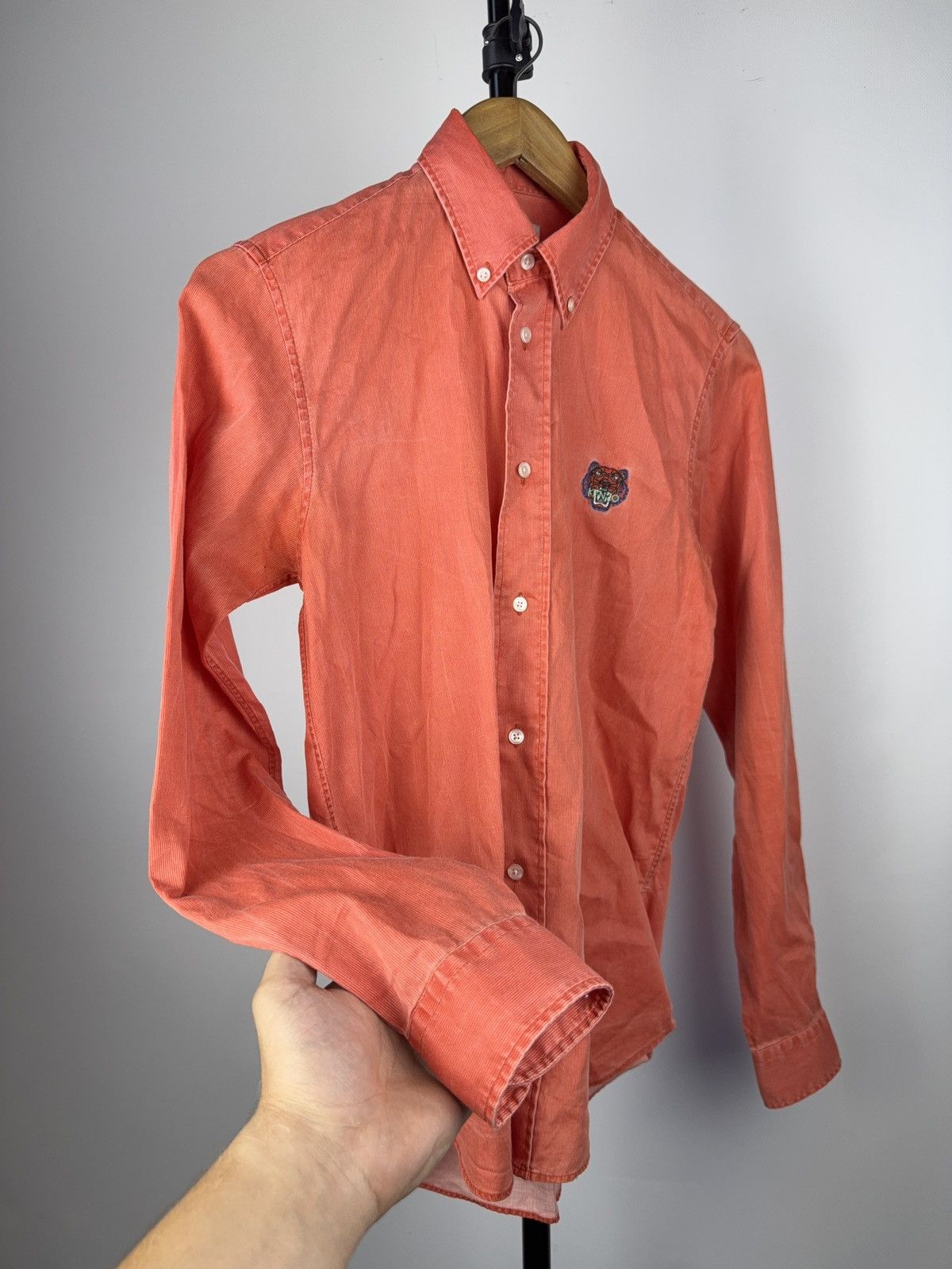 Kenzo Vintage 00s Kenzo Retro Tiger logo Luxury Button down shirt Size US XS / EU 42 / 0 - 7 Thumbnail