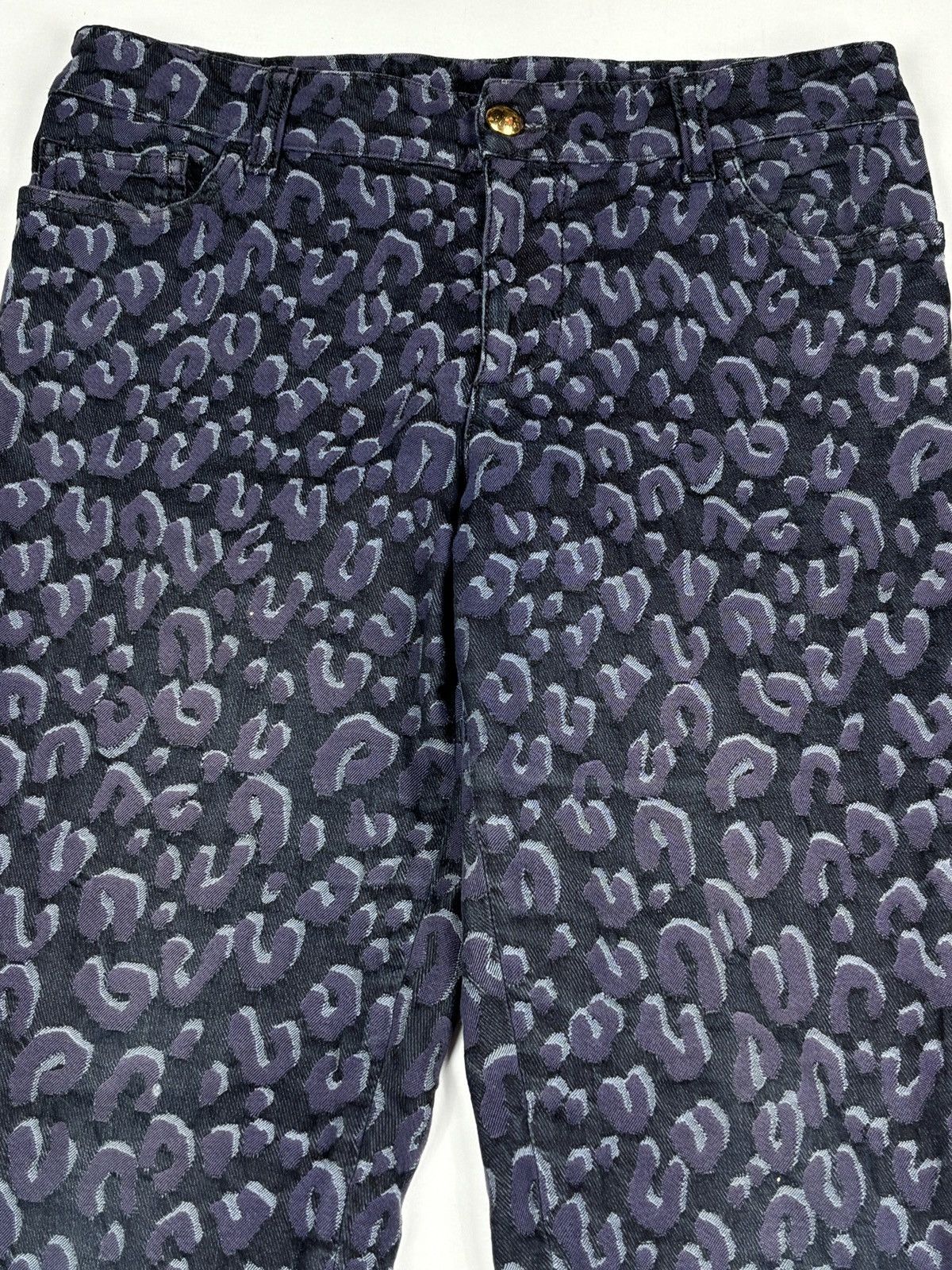 Louis Vuitton F/W 2012 Stephen Sprouse Leopard Ankle Zip Jeans Size 32" / US 10 / IT 46 - 3 Thumbnail