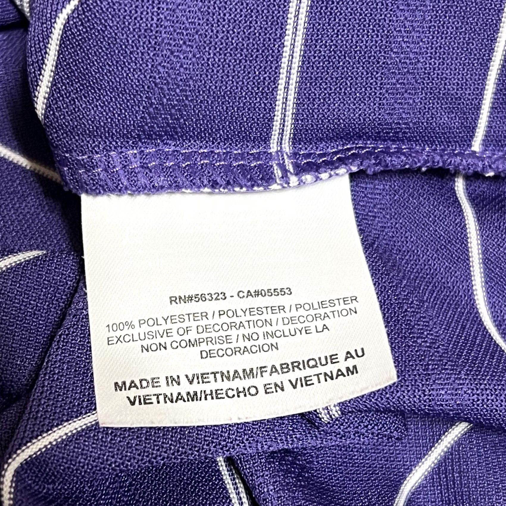 Nike Nike Golf Shirt Polo Men M Purple Striped Swoosh Dri-Fit Nike Golf Performance Short Sleeve Regular Fit Adult Medium Purple Golf apparel Size US M / EU 48-50 / 2 - 8 Thumbnail