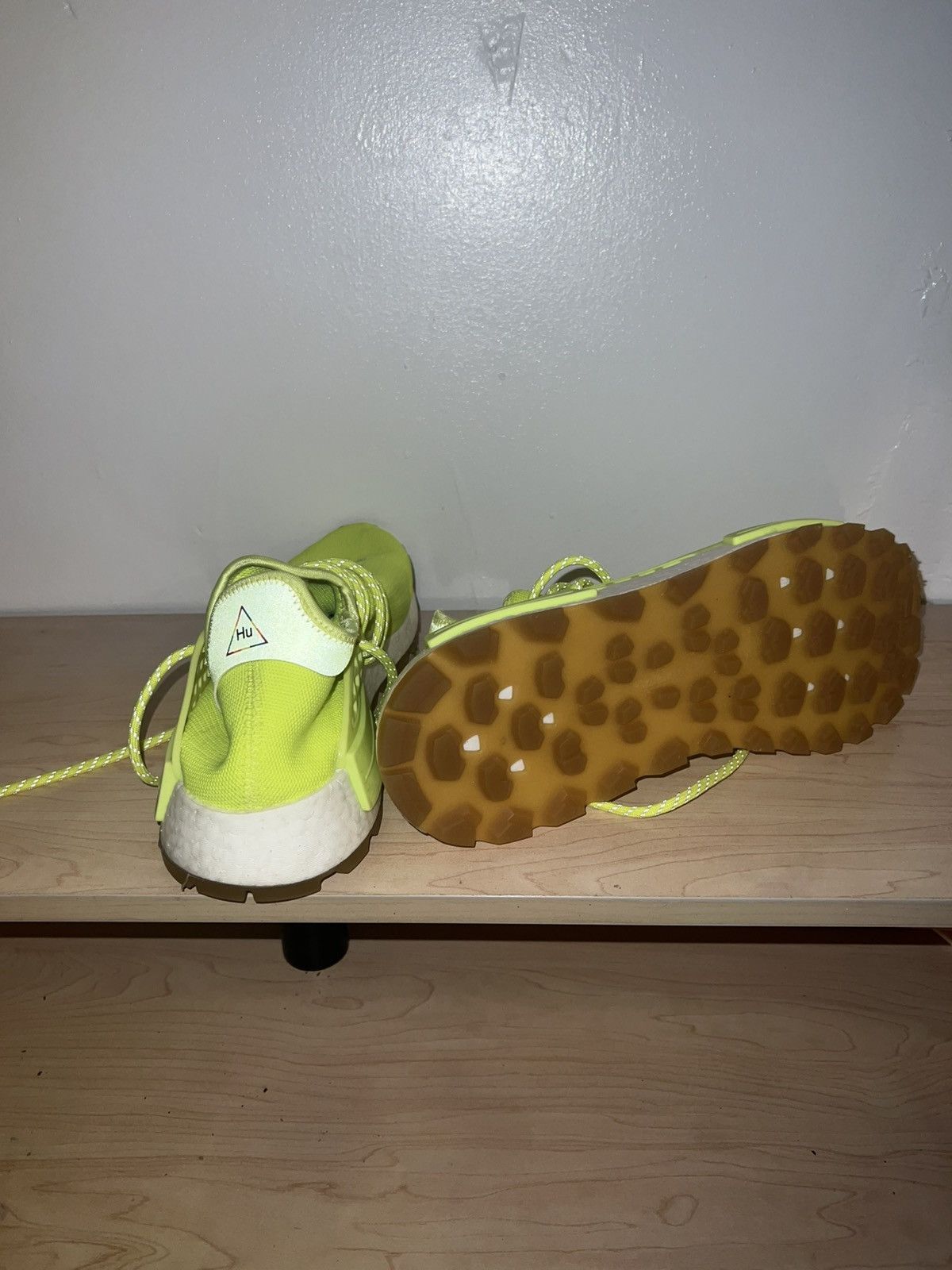 Adidas × Pharrell Adidas NMD Hu Trail Pharrell Now Is Her Time Solar Yellow Size US 12 / EU 45 - 11 Thumbnail