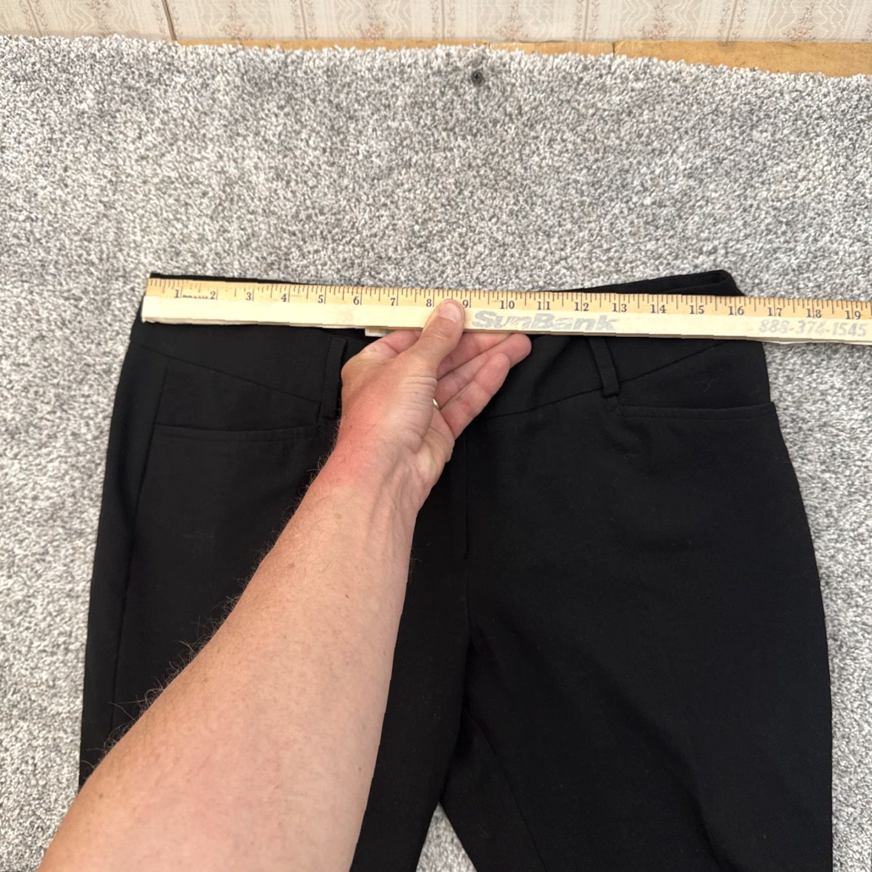 Michael Kors Michael Kors Gramercy Fit Dress Pants Women's 10 Black Polyester Rayon Spandex Dress Pants Career Office Casual Chic City Preppy Pockets Comfort Size 32" / US 10 / IT 46 - 5 Thumbnail