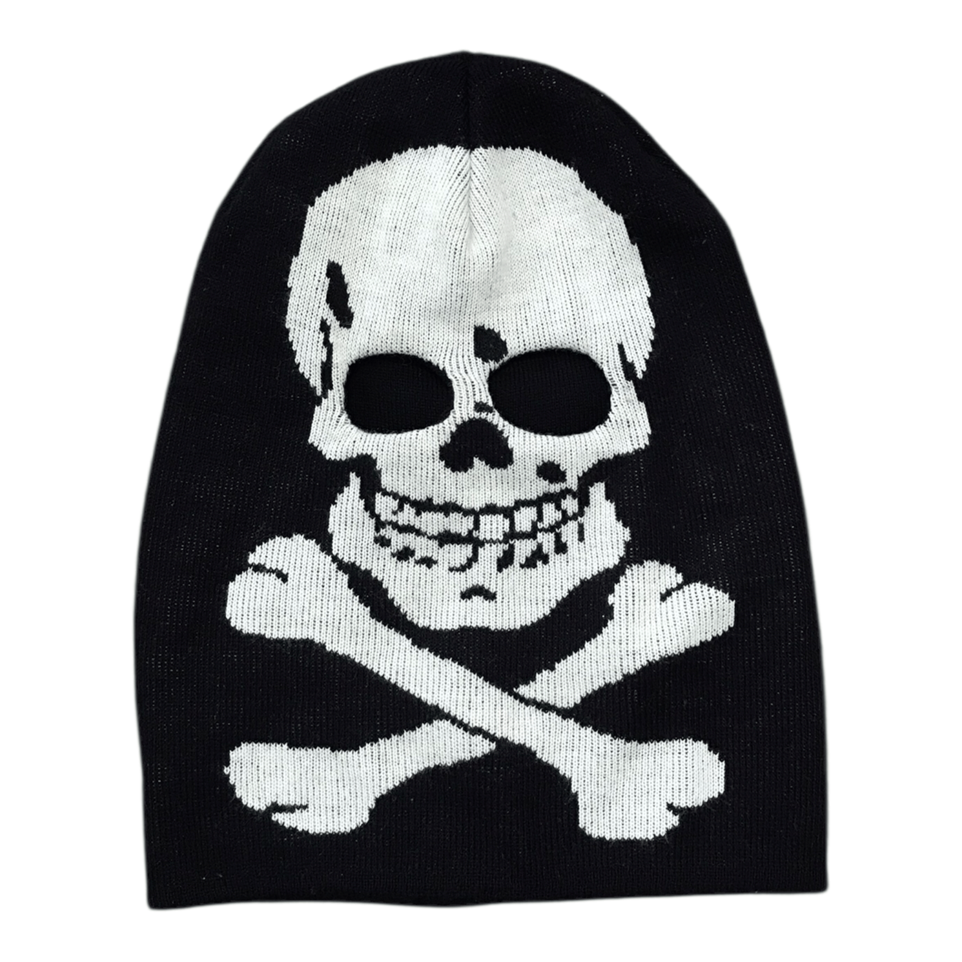 If Six Was Nine × Japanese Brand Skull Face Black Beanie Size ONE SIZE - 2 Thumbnail