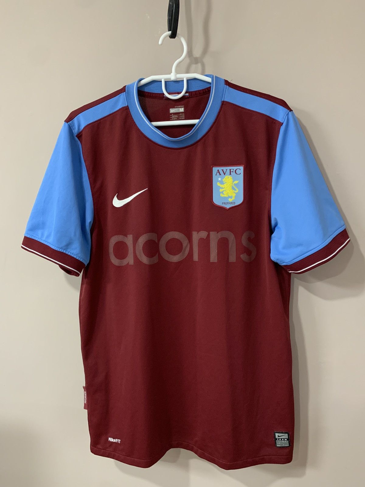 Vintage Aston Villa 2009 Home Football Shirt Nike Soccer Jersey M Size US M / EU 48-50 / 2 - 1 Thumbnail