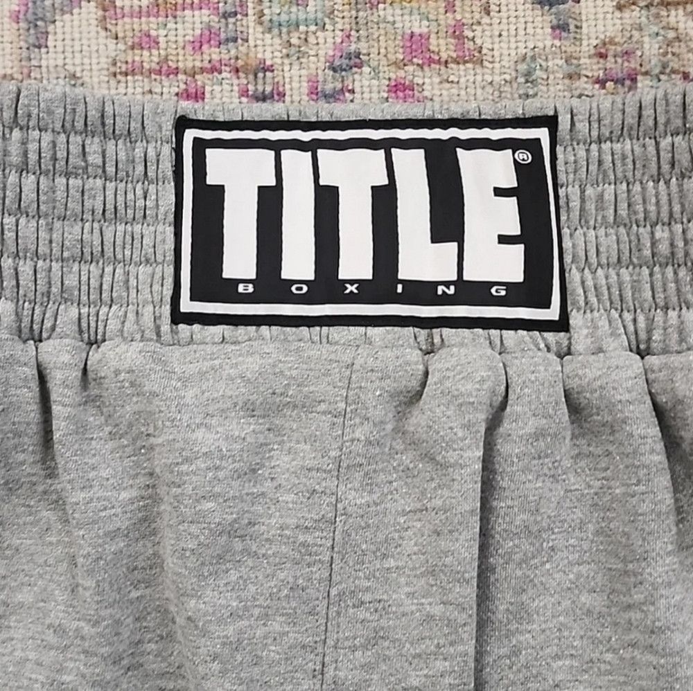 Other New Title Boxing Grey Training Elastic Waist Band Shorts Size US 36 / EU 52 - 3 Thumbnail