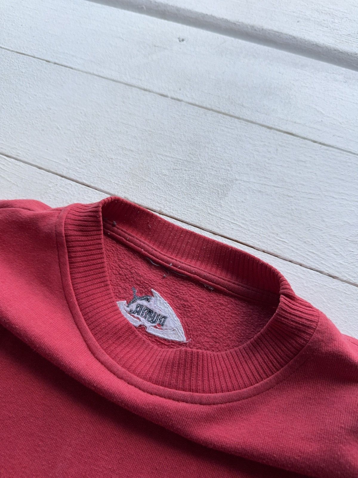 Puma Vintage 90s Faded Red Puma Logo Basic Streetwear Tee Shirt Size US L / EU 52-54 / 3 - 6 Thumbnail