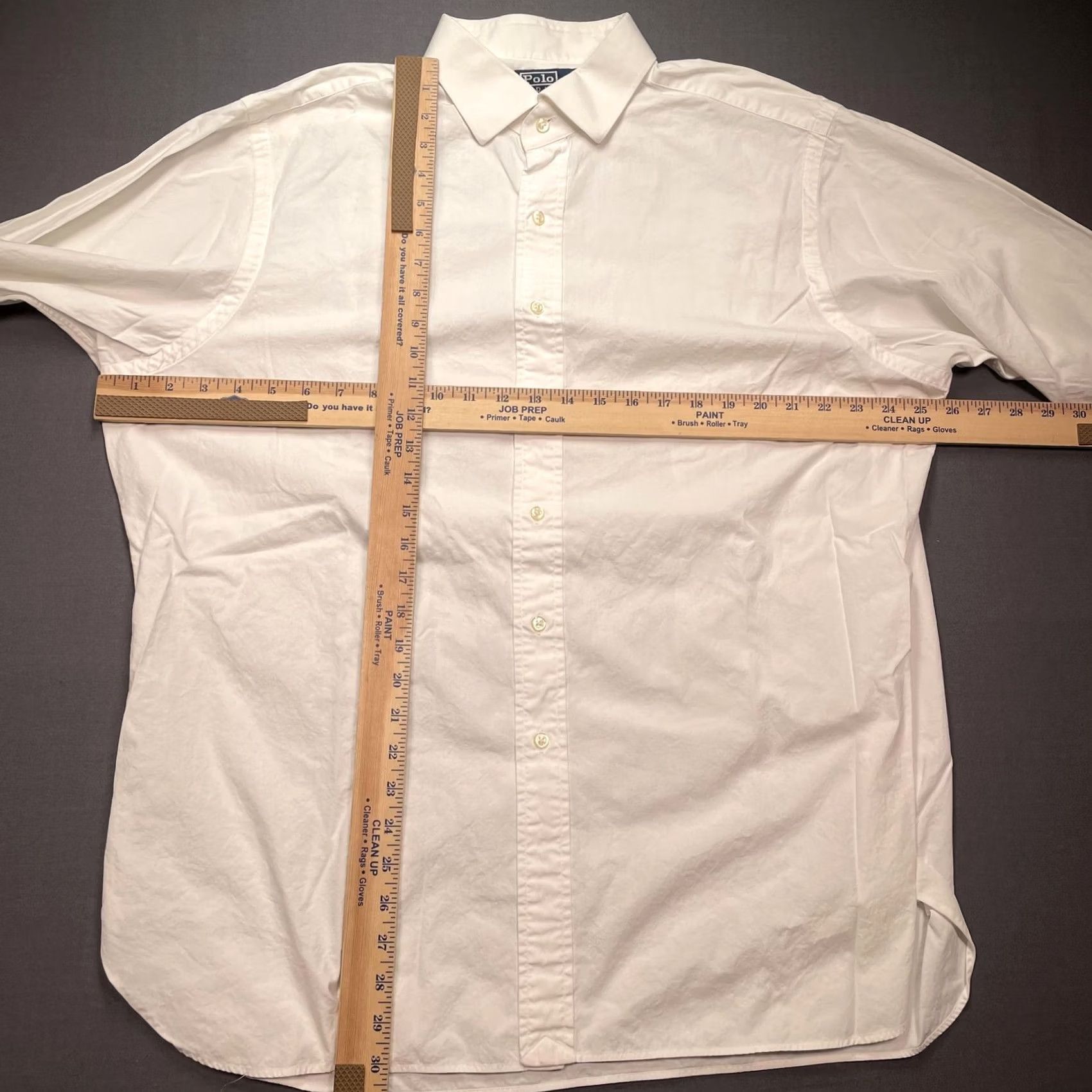 Polo Ralph Lauren Polo Ralph Lauren Shirt Mens XL Regent White Long Sleeve Button-Up Classic Fit Size US XL / EU 56 / 4 - 4 Thumbnail