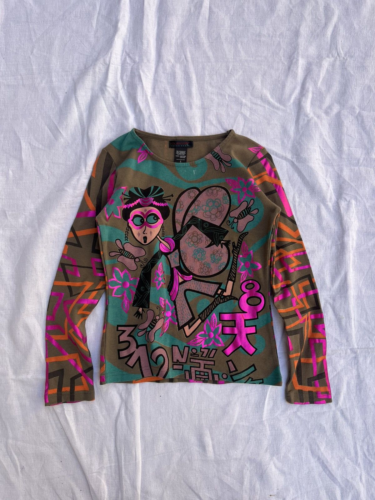 Custo Barcelona Custo barselona vintage longsleeve Size S / US 4 / IT 40 - 1 Thumbnail