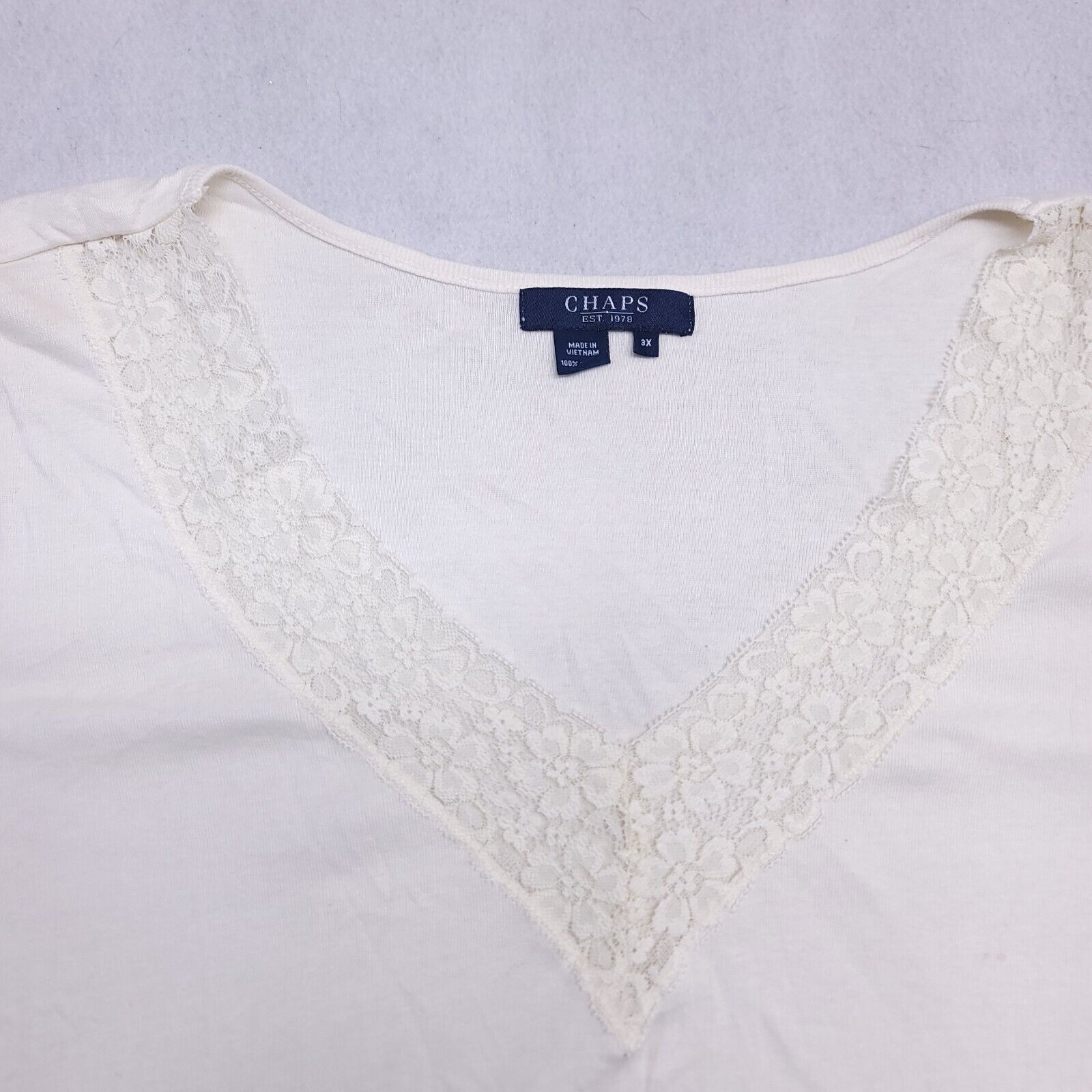 Chaps Chaps Long Sleeve Pullover T Shirt Womens Size 3X Yellow Size 3XL / US 20-22 - 1 Thumbnail