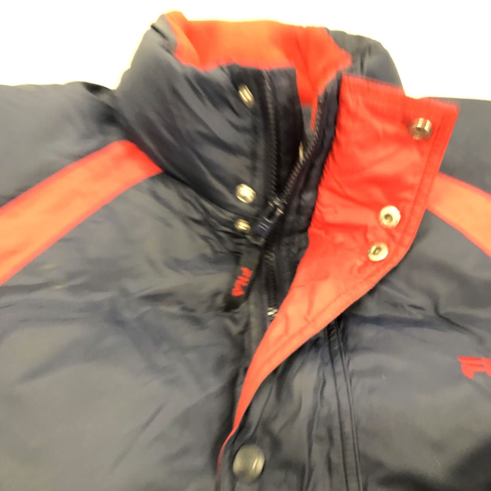 Fila VINTAGE Fila Puffer Jacket Down Waterfowl Filled Blue/Red Men’s XXL Size Puffer Waterfowl Look Mens Size US XXL / EU 58 / 5 - 6 Thumbnail