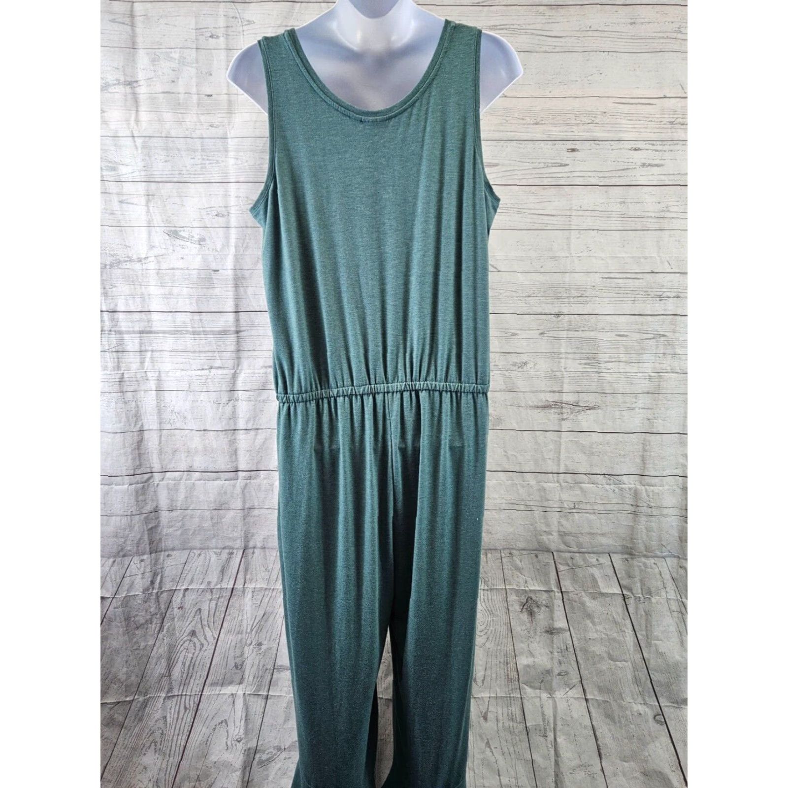 Vintage **Womens Logo Lounge Green Jumpsuit Size 2X With Pockets** User: **Logo Lounge Womens Green Jumpsuit Size 2X With Pockets** Size 40" / US 18 - 3 Thumbnail
