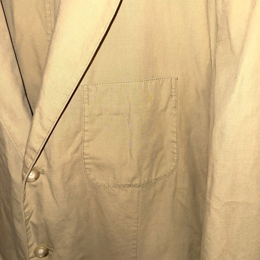 Polo Ralph Lauren Polo Ralph Lauren Tan Unstructured Safari Jacket Sport Coat Size 48R - 3 Thumbnail