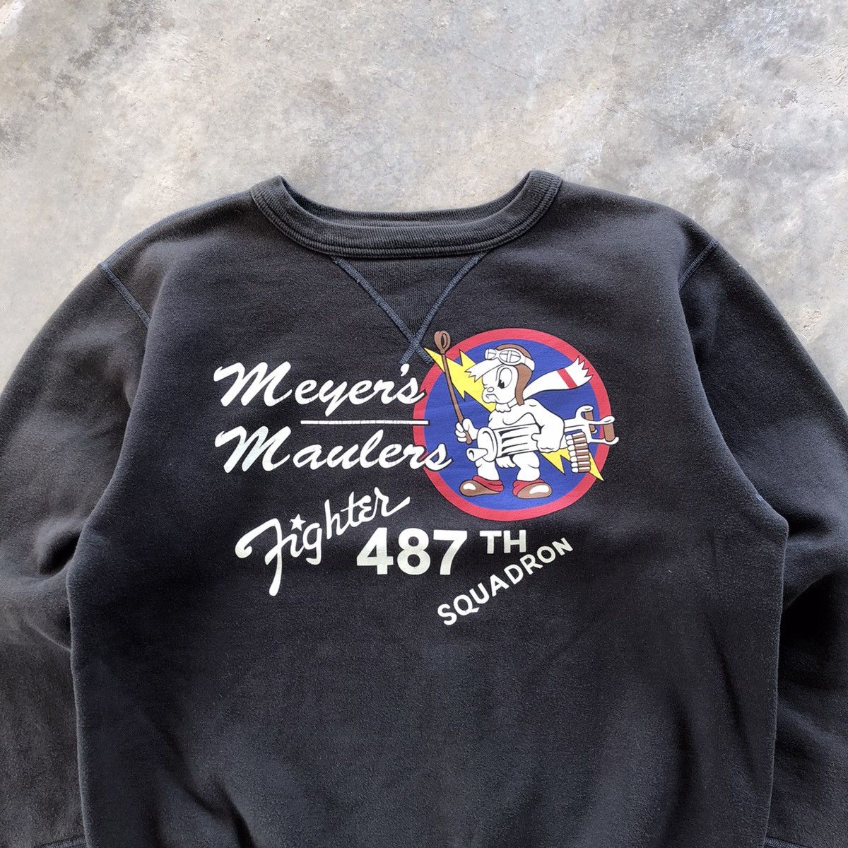 Buzz Rickson's × Toyo Enterprises BUZZ RICKSON Rare Squadron Design Sweatshirt Size US L / EU 52-54 / 3 - 2 Thumbnail