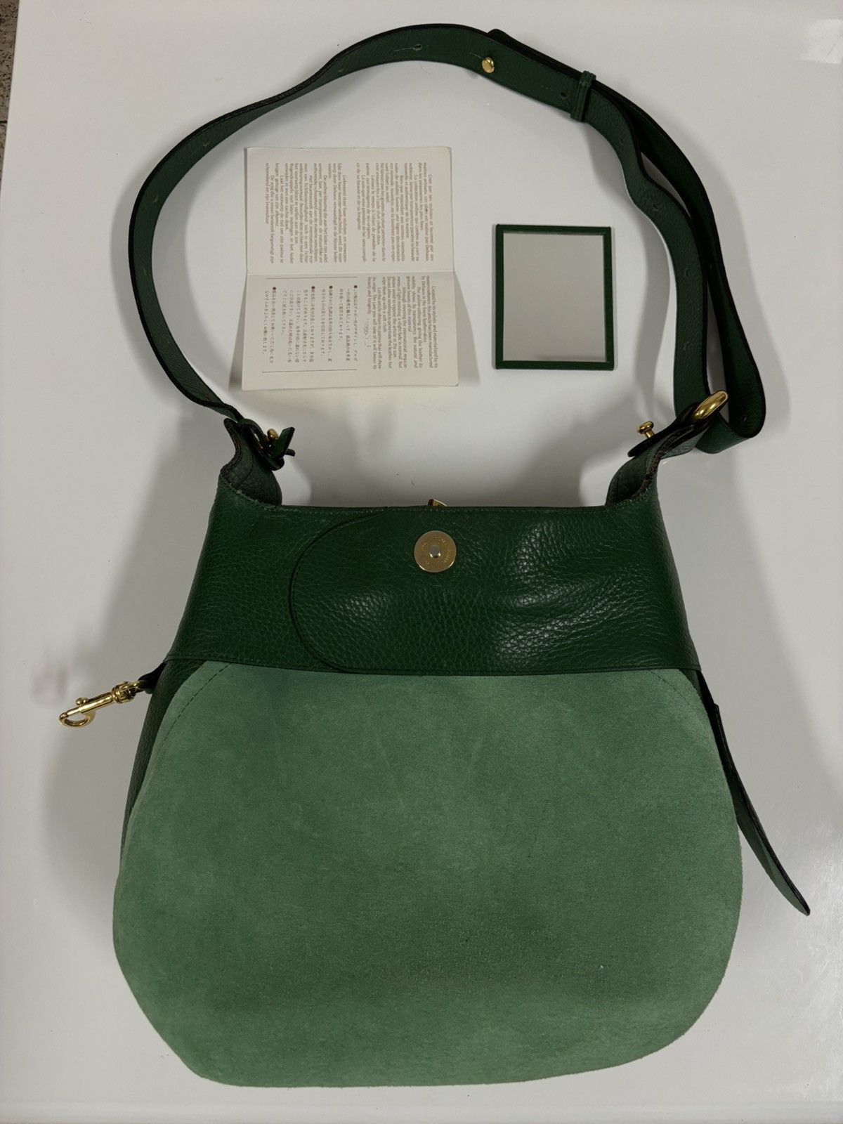 Delvaux RARE 1997 Souverain Leather Gold Hardware Shoulder Hand Bag Size ONE SIZE - 5 Thumbnail