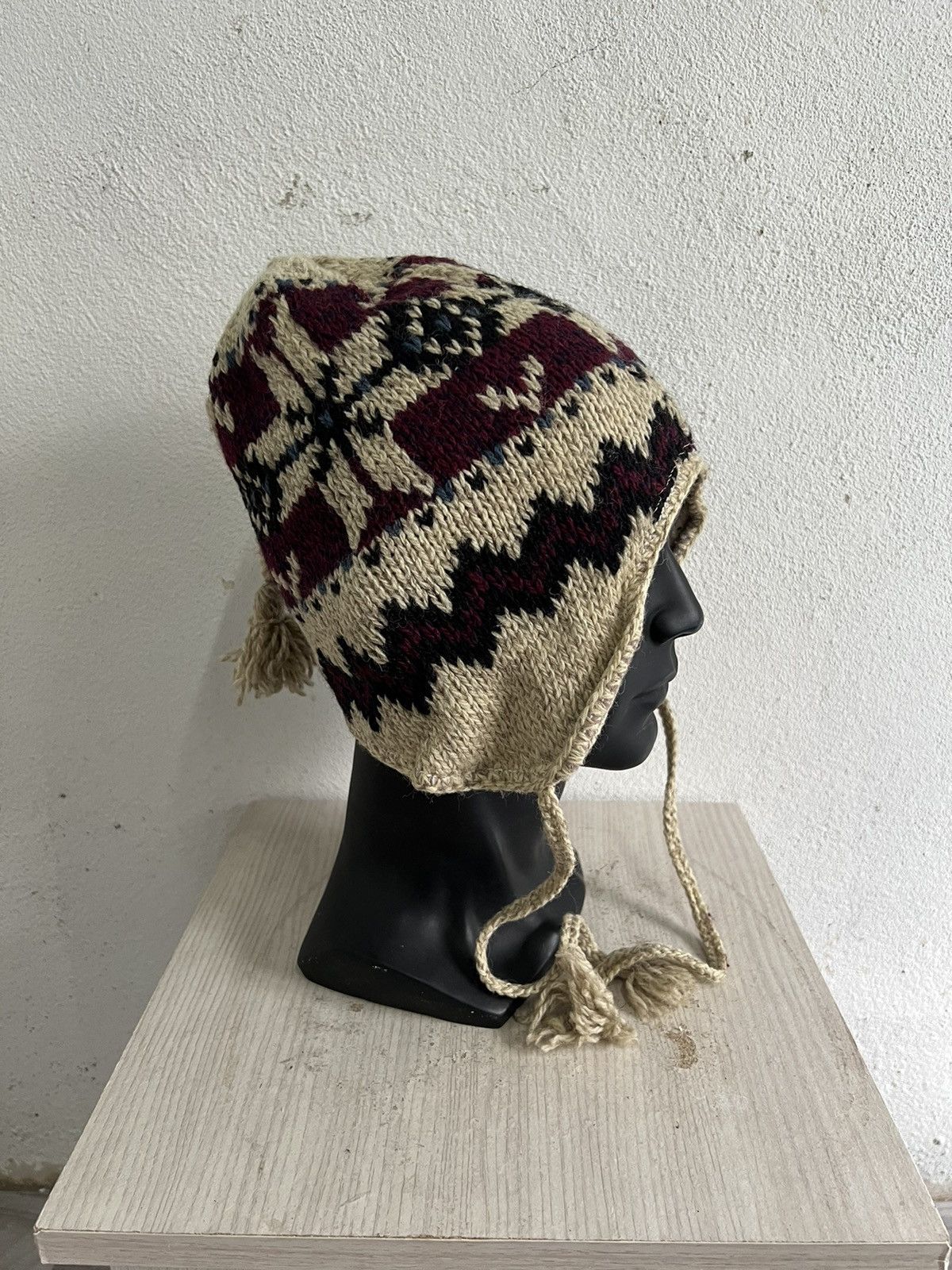 Vintage Vintage Wool Earflap Beanie Hats Size ONE SIZE - 4 Thumbnail
