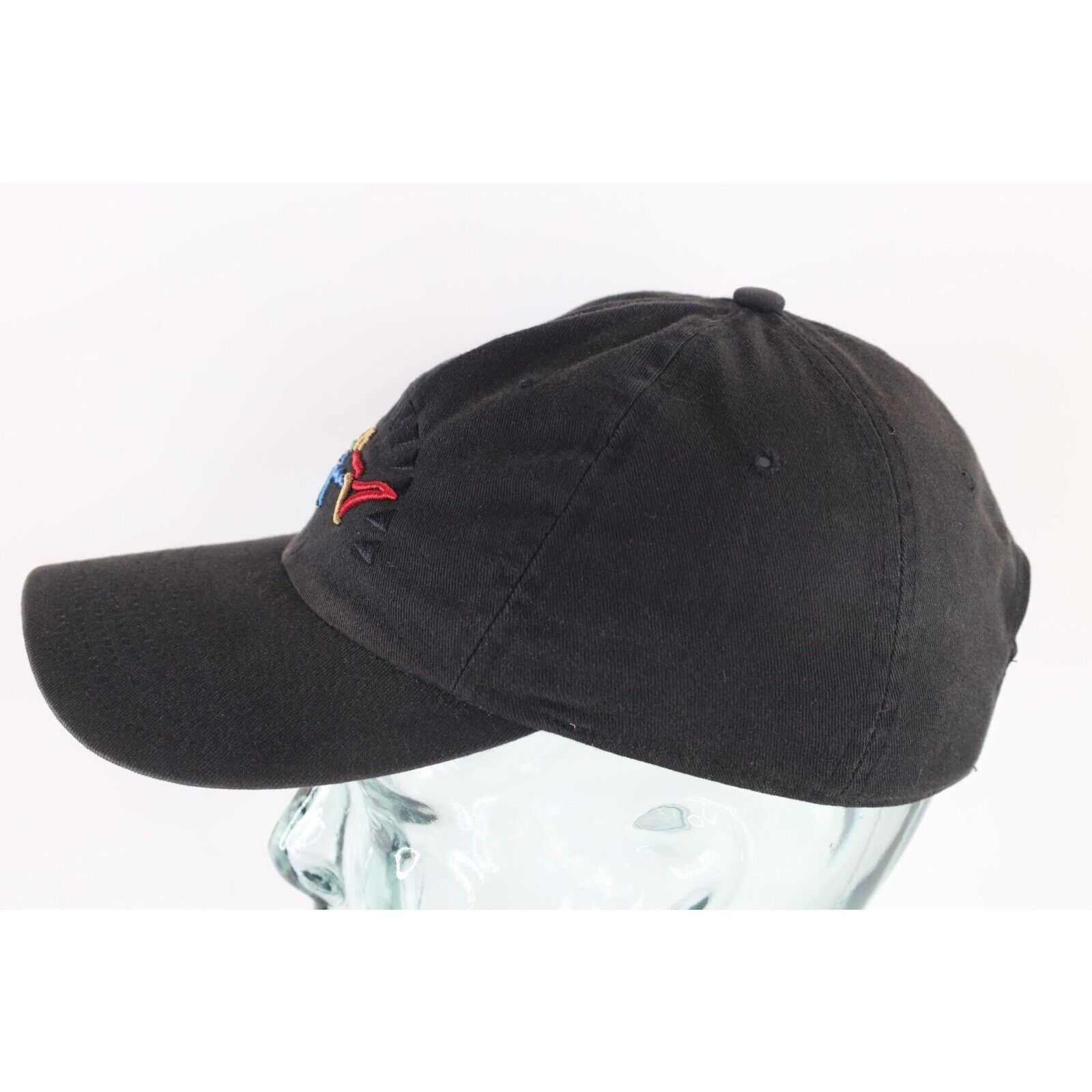 Greg Norman × Vintage Vintage 90s Greg Norman Golf Shark Golfing Leather Strap Hat Size ONE SIZE - 3 Thumbnail