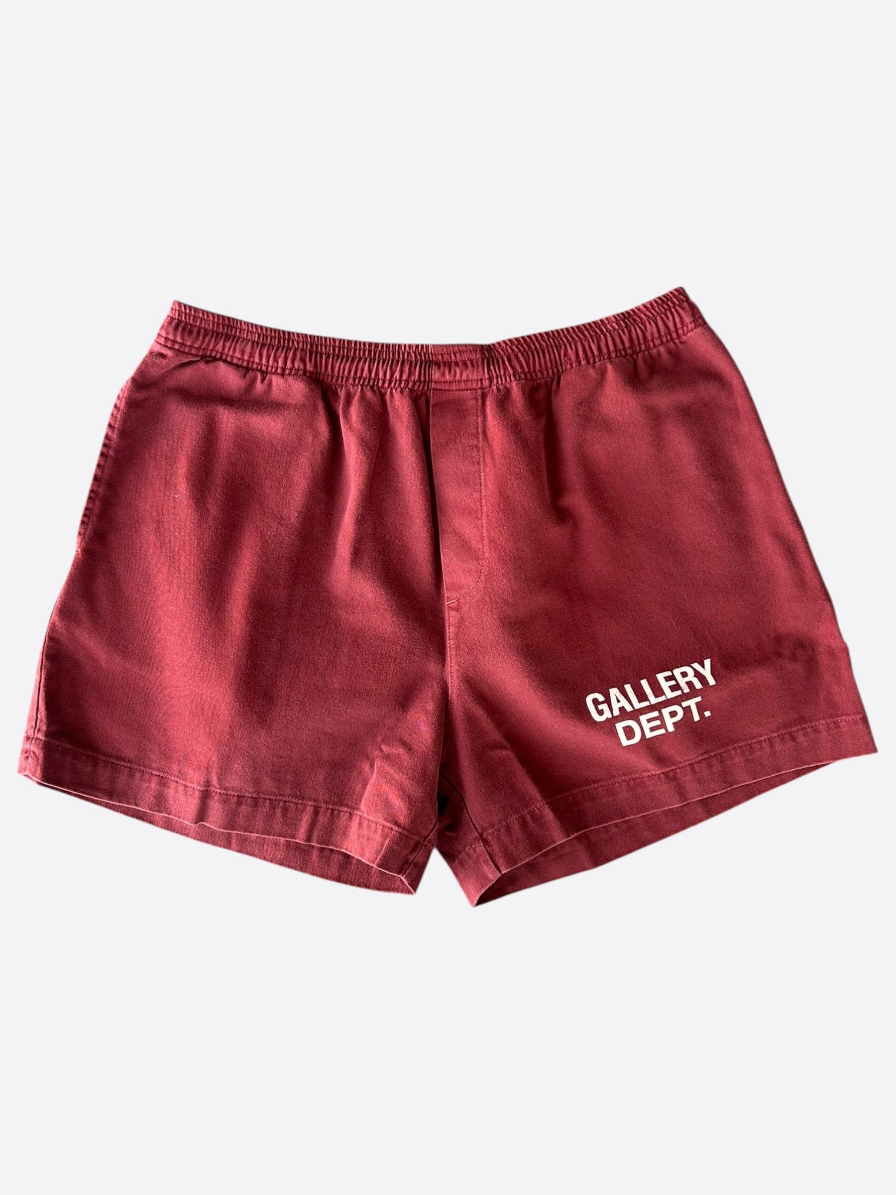 Gallery Dept. Gallery Dept Red & White Logo Zuma Shorts Size US 28 / EU 44 - 1 Thumbnail