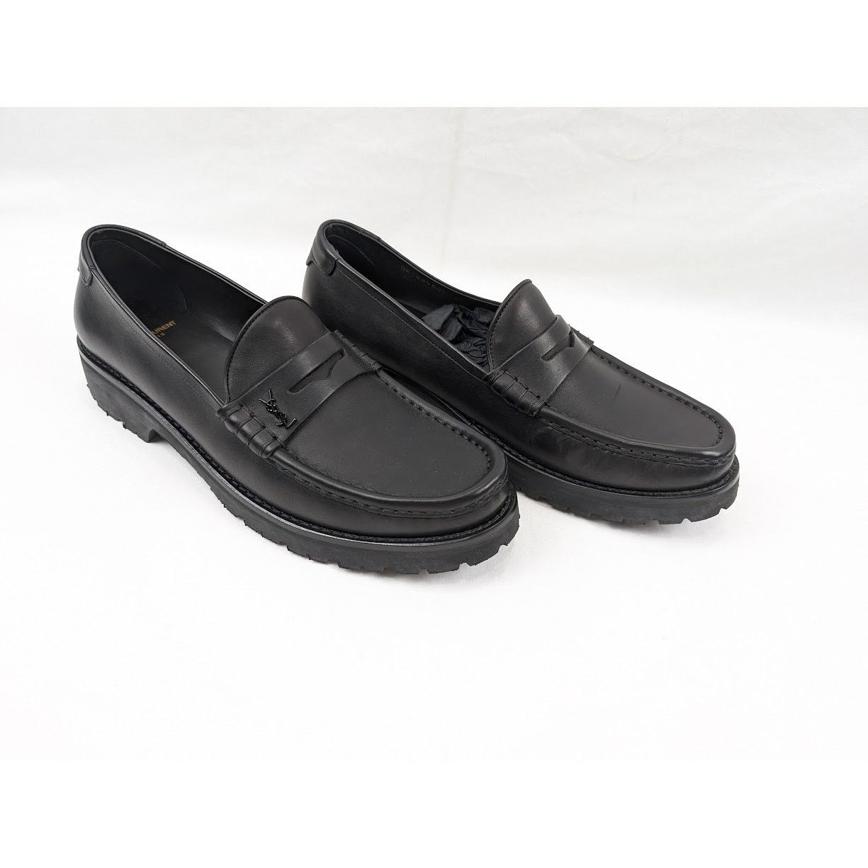 Saint Laurent Paris o1rshd1 Mag 15 Moccasin in Nero Size US 12 / EU 45 - 13 Thumbnail