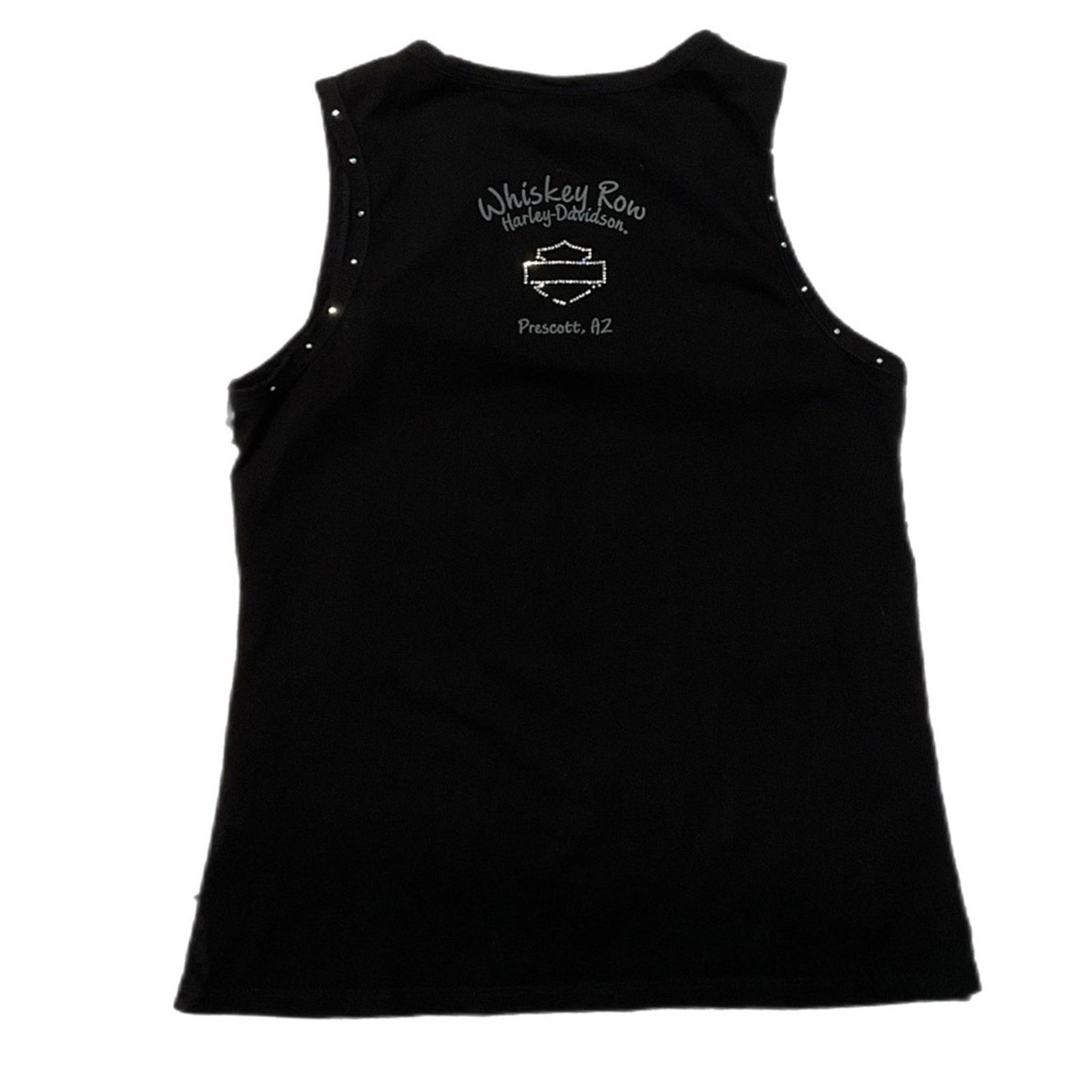 Harley Davidson Harley Davidson Women’s Bedazzled Tank Top Size L / US 10 / IT 46 - 2 Thumbnail