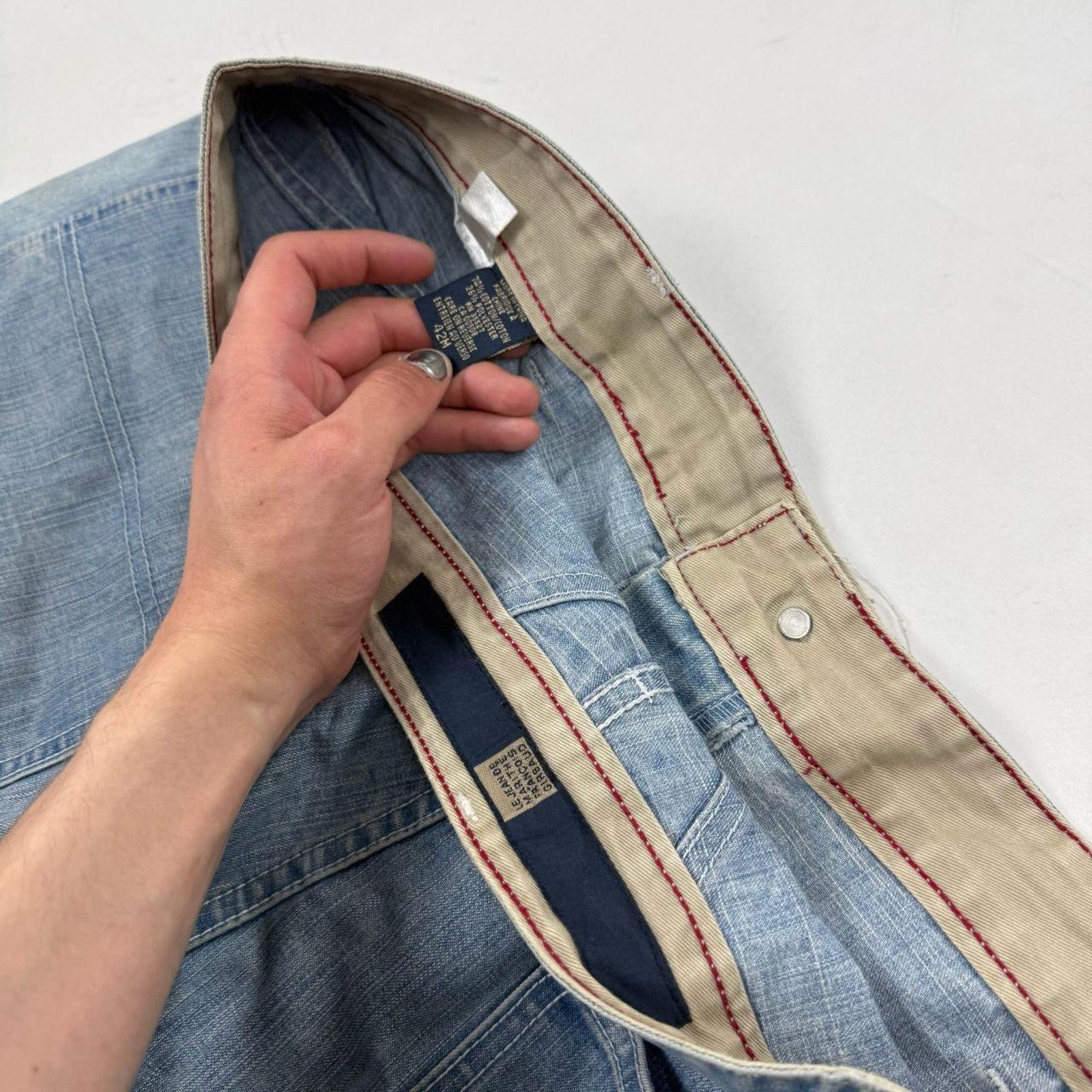 Japanese Brand × Marithe + Francois Girbaud × Vintage Vintage y2k marithe francois gribaud embroidered baggy jeans Size US 42 / EU 58 - 6 Thumbnail