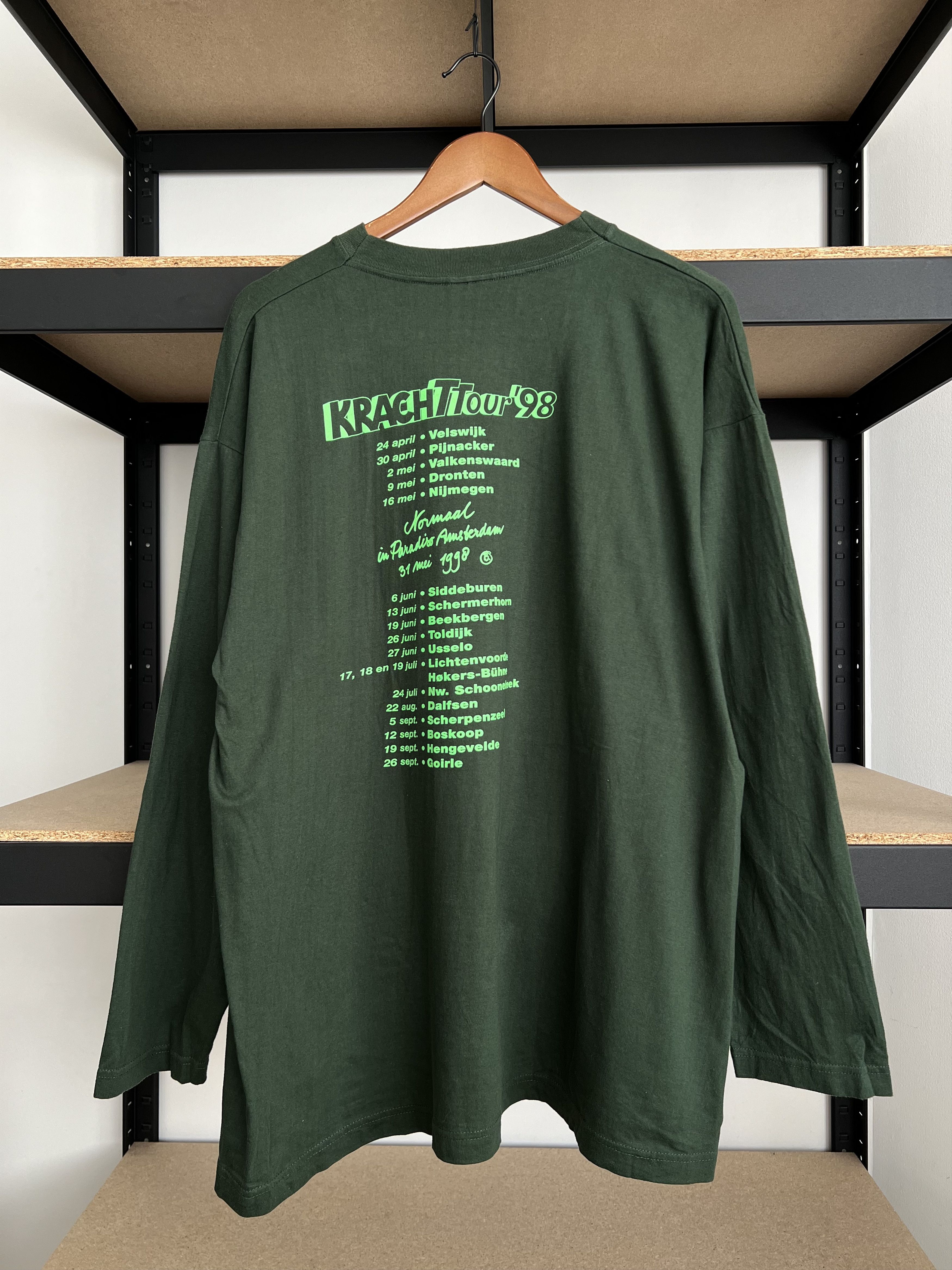Band Tees Vintage 1998 Normaal Hoken Kreng Long Sleeve T-shirt Size US XL / EU 56 / 4 - 4 Thumbnail