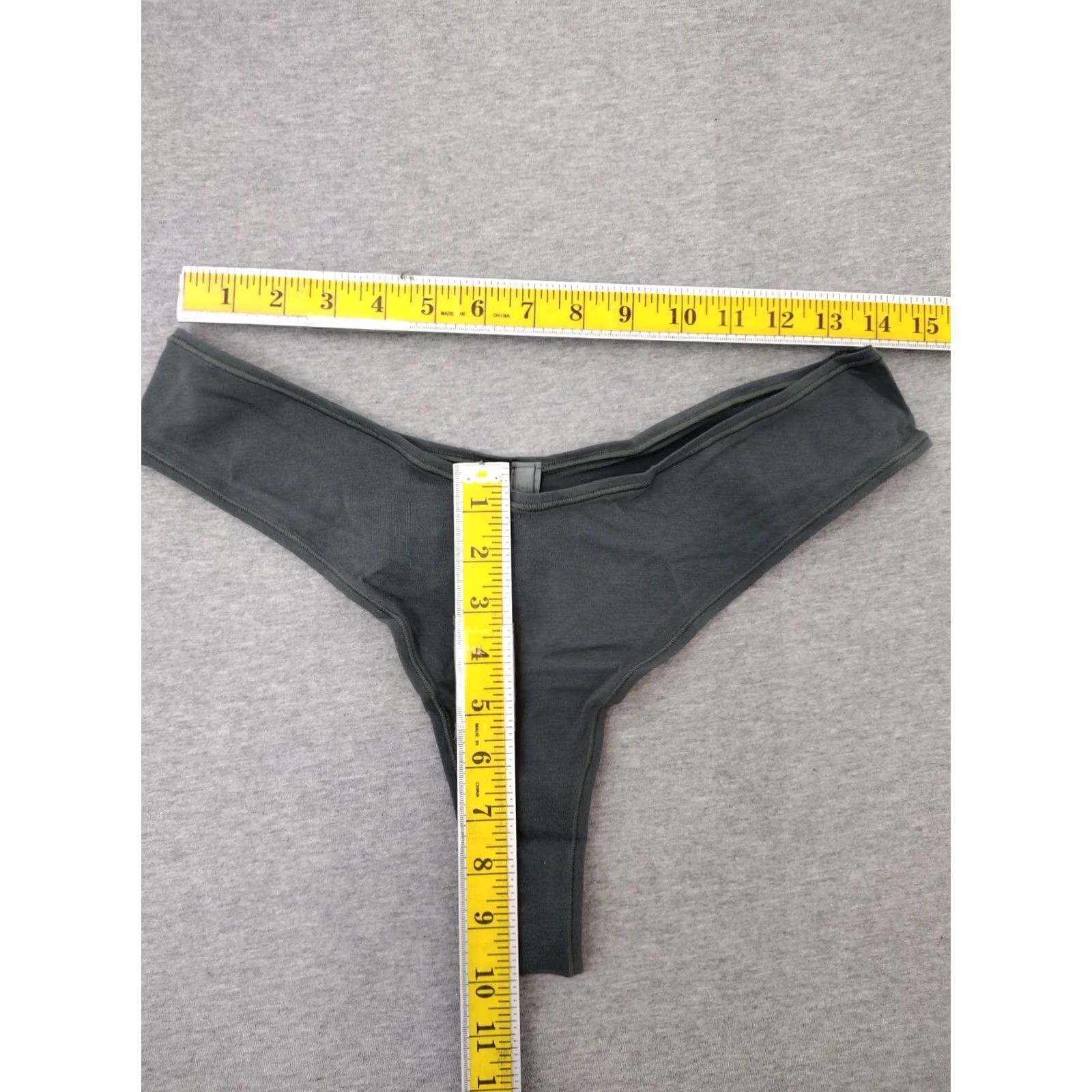 SKIMS Skims Womens Cotton Jersey Dipped Thong Color Deep Sea Size 4X PN-DTH-0271 Size XXL / US 16-18 / IT 52-54 - 5 Thumbnail
