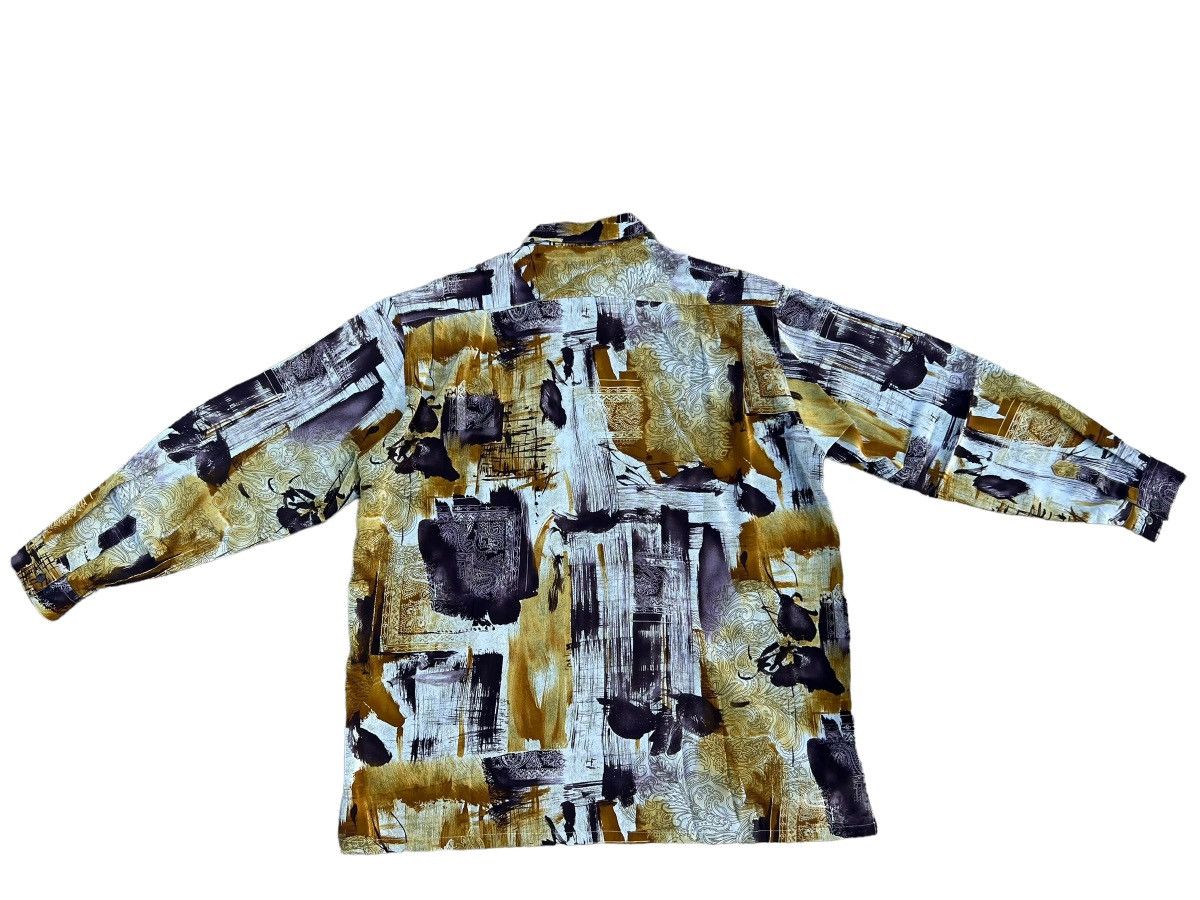 Other Vintage Men’s Tenoras Japan Abstract Art Long Sleeve Shirt Size US XL / EU 56 / 4 - 2 Thumbnail