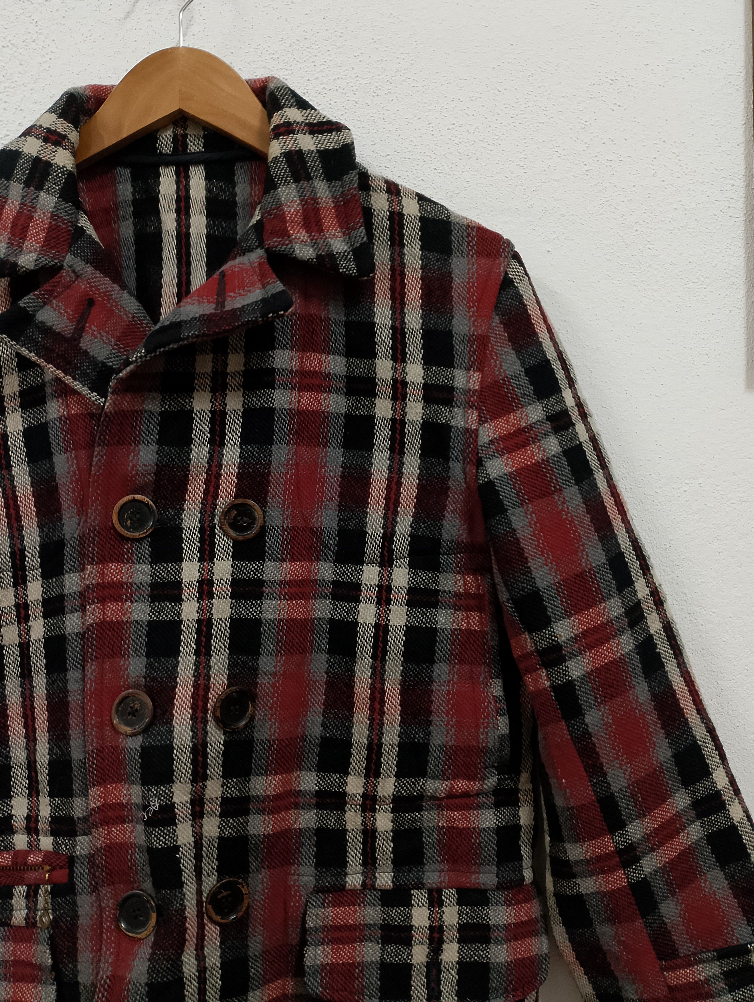 Warehouse Vintage 70s/80s Warehouse Plaid Coat Size US M / EU 48-50 / 2 - 5 Thumbnail