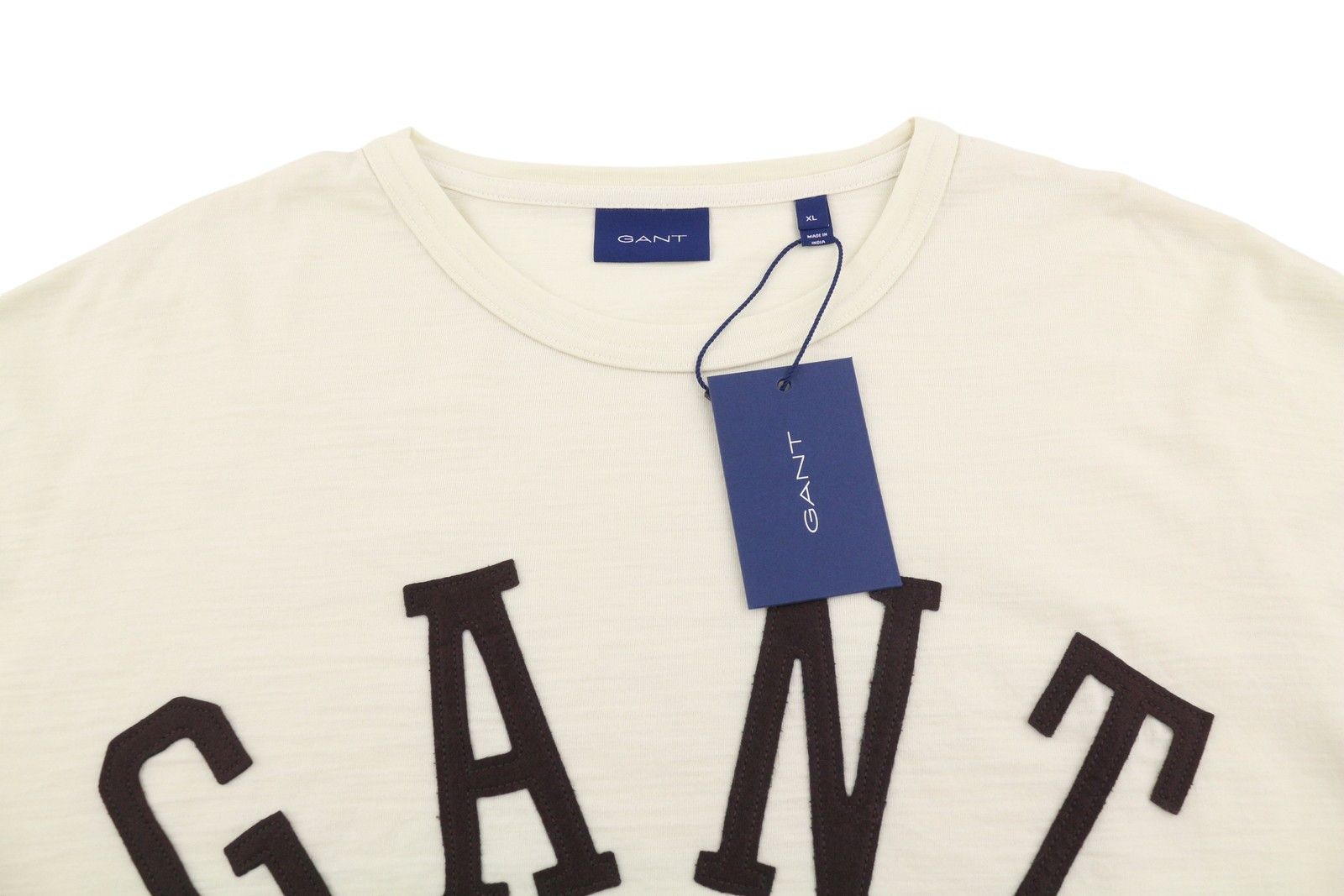 Gant WOOL JERSEY XL Cream Crew Neck Long Sleeve 87484 Size US XL / EU 56 / 4 - 4 Thumbnail