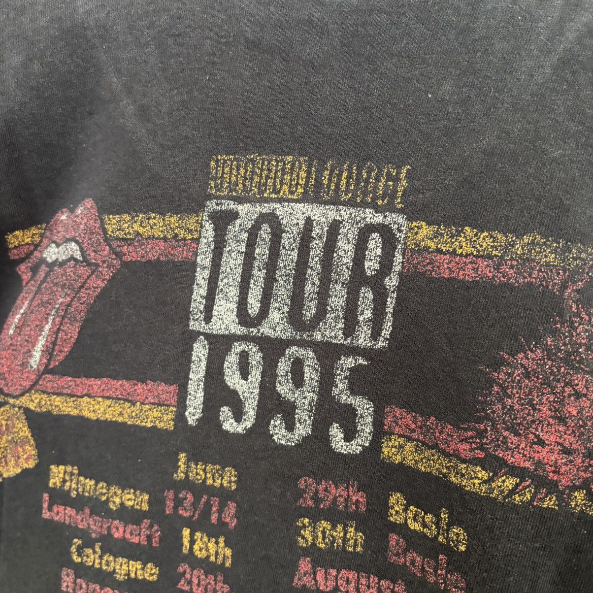 Band Tees Vintage Rolling Stones Voodoo Lounge 1995 Tour T-shirt Size US L / EU 52-54 / 3 - 6 Thumbnail