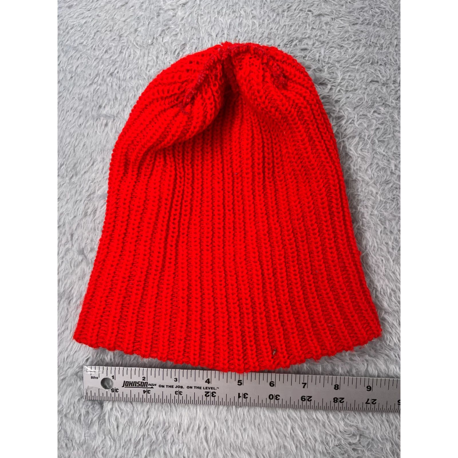 Doublet Beanie Adult One Size Red Acrylic Knit Beanie Outdoors Ski Winter Men Women Unbranded Adjustable Lightweight Hat Size ONE SIZE - 5 Thumbnail