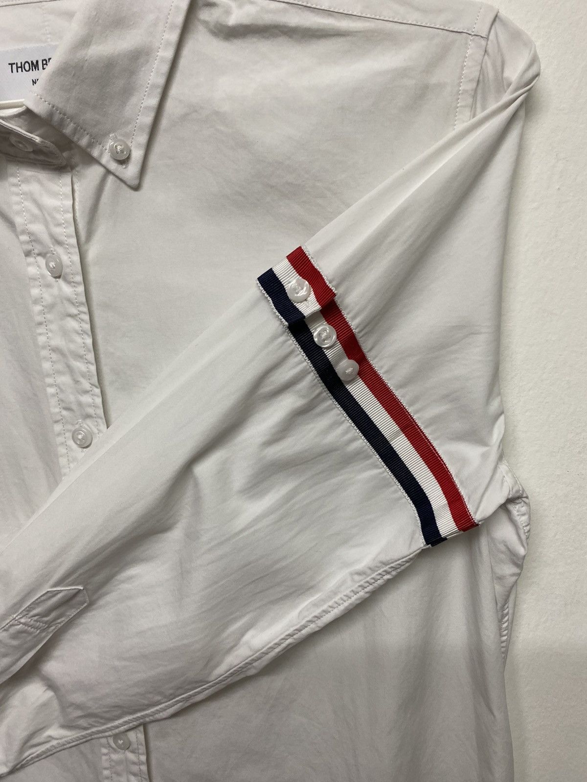 Thom Browne Thom Browne White Oxford Shirt Size XS / US 0-2 / IT 36-38 - 3 Thumbnail