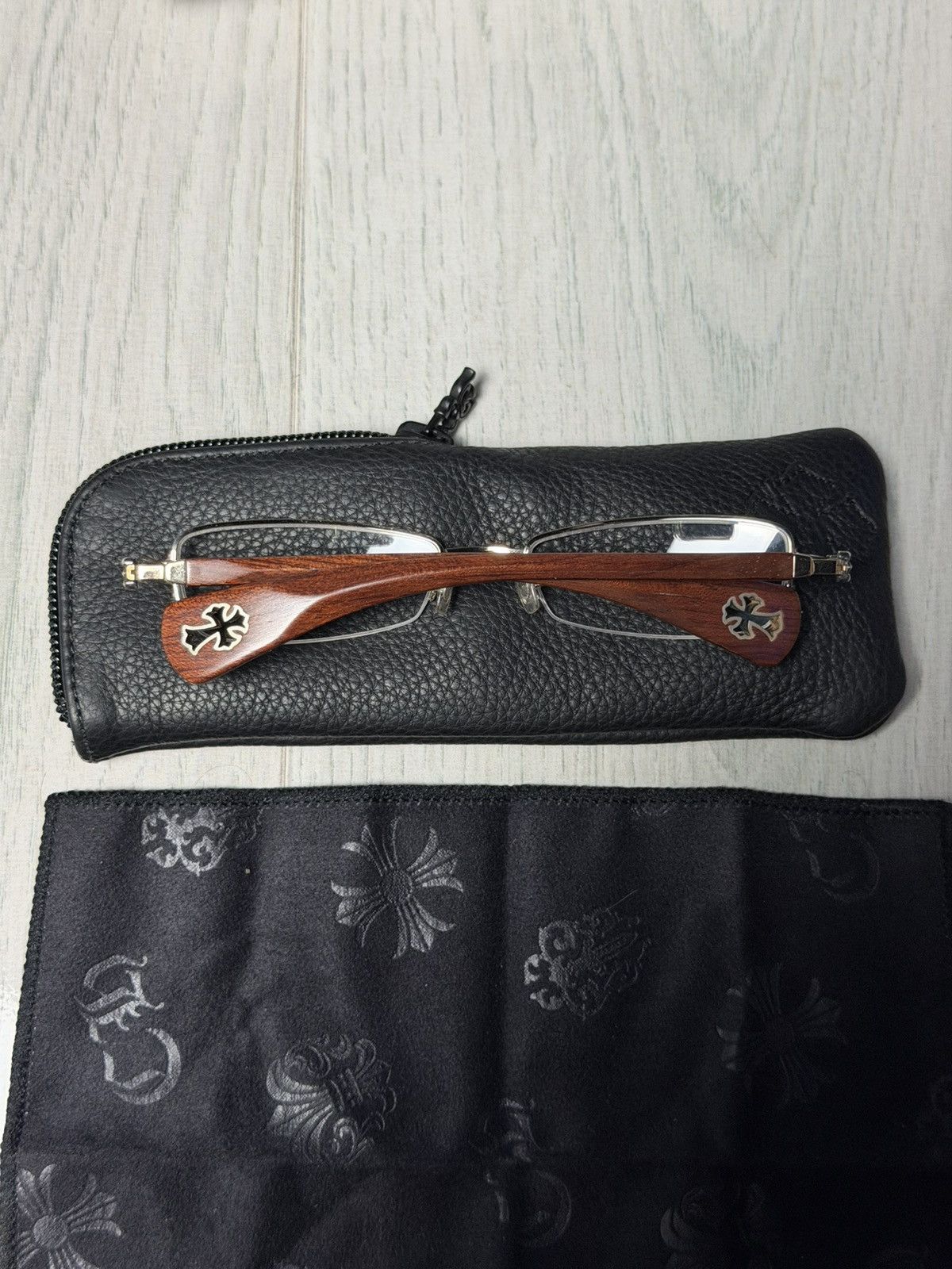 Chrome Hearts Chrome Hearts Wood “Rocks” Glasses Size ONE SIZE - 4 Thumbnail
