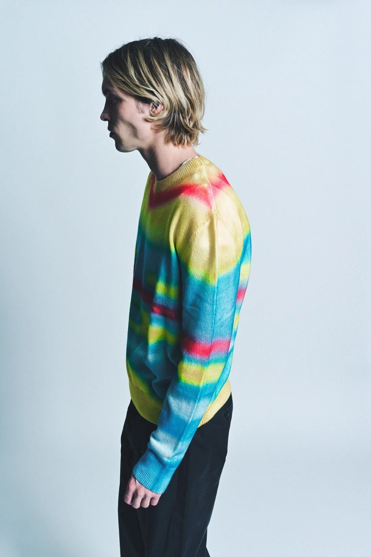 The Elder Statesman $2295 The Elder Statesman Graffiti Crewneck Sweater Size US S / EU 44-46 / 1 - 3 Thumbnail