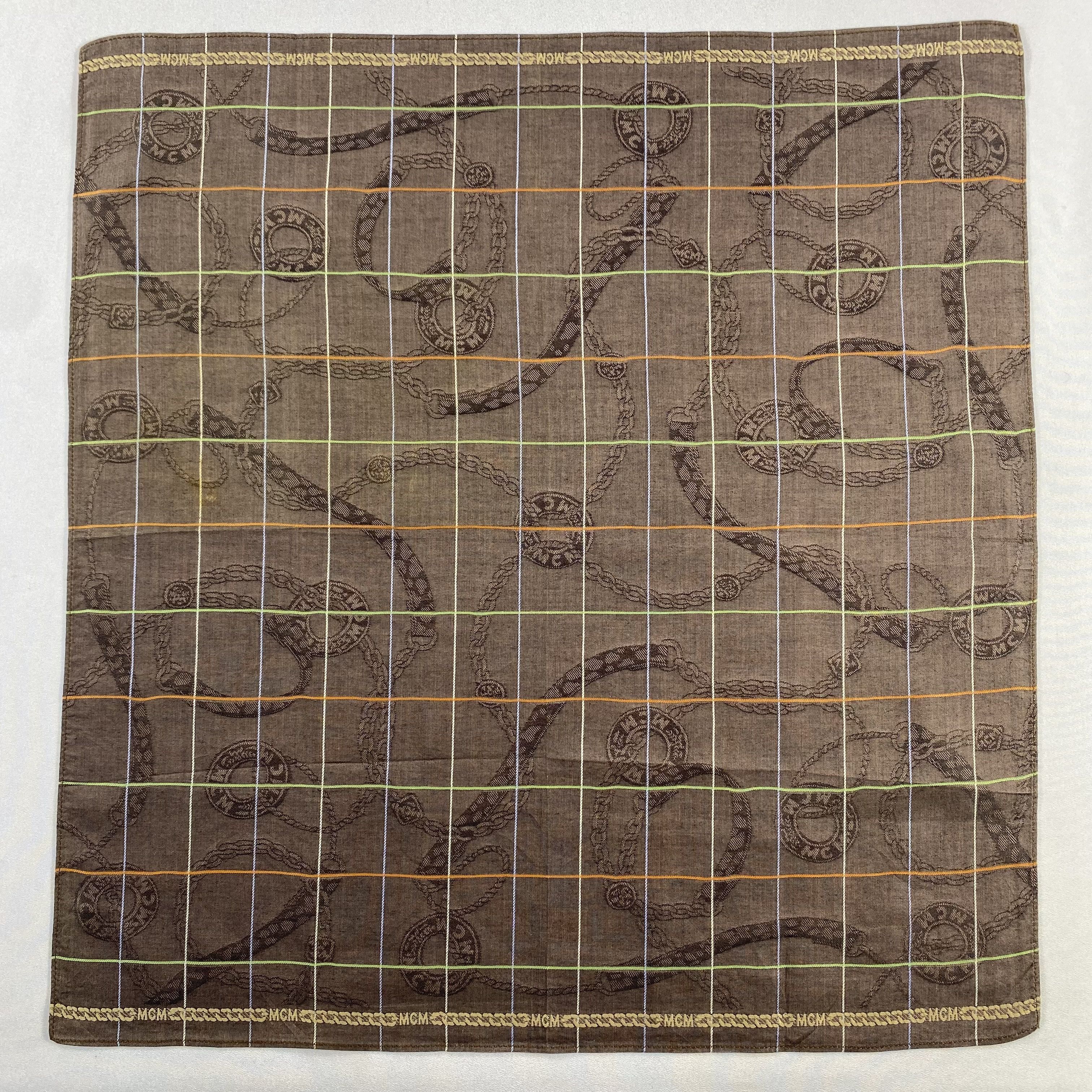 MCM × Vintage MCM Neckerchief / Bandana / Handkerchief-P1117 Size ONE SIZE - 1 Thumbnail