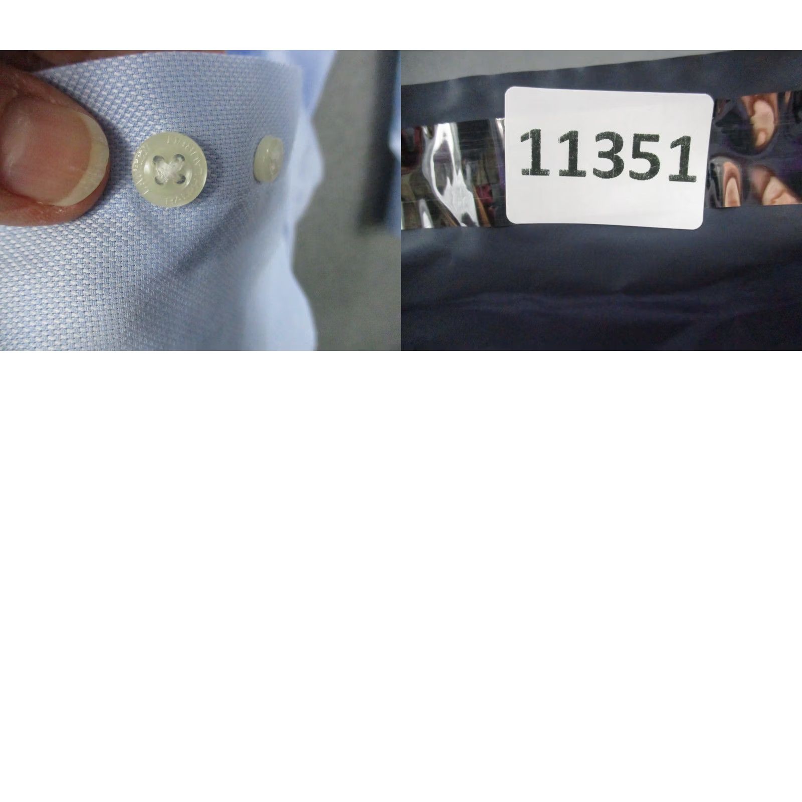 Ralph Lauren Lauren Ralph Lauren Blue Stretch Fabric Shirt Size 16 Long Sleeve Mens Size US L / EU 52-54 / 3 - 9 Thumbnail
