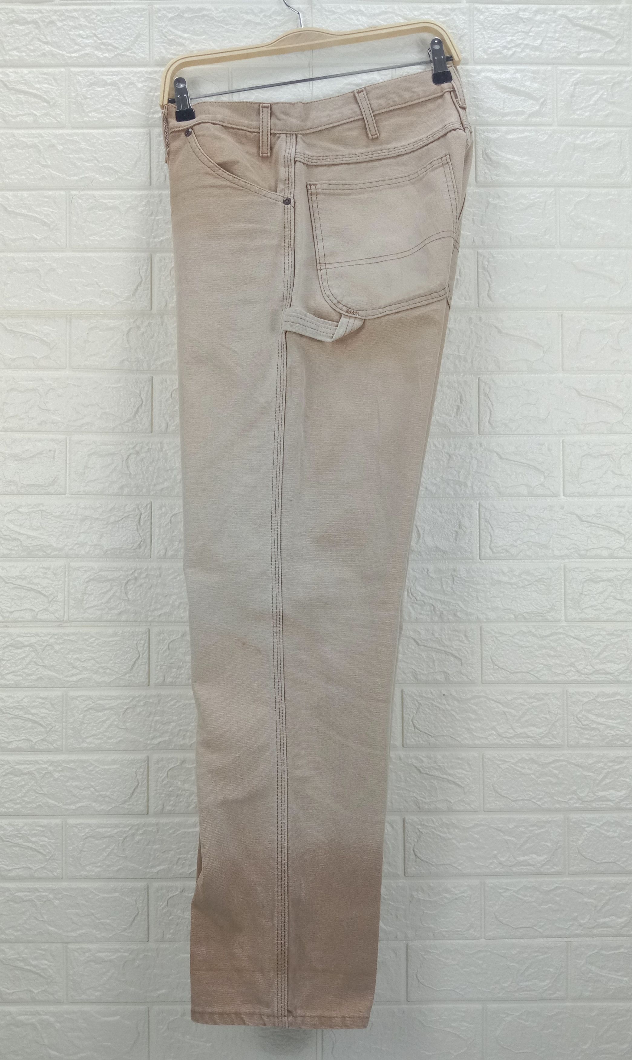 Dickies Vintage Dickies Carpenter Faded Tan Jeans Size US 32 / EU 48 - 10 Thumbnail