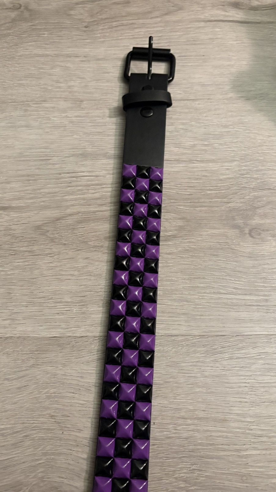 Hot Topic Purple emo belt Size 30 - 1 Thumbnail