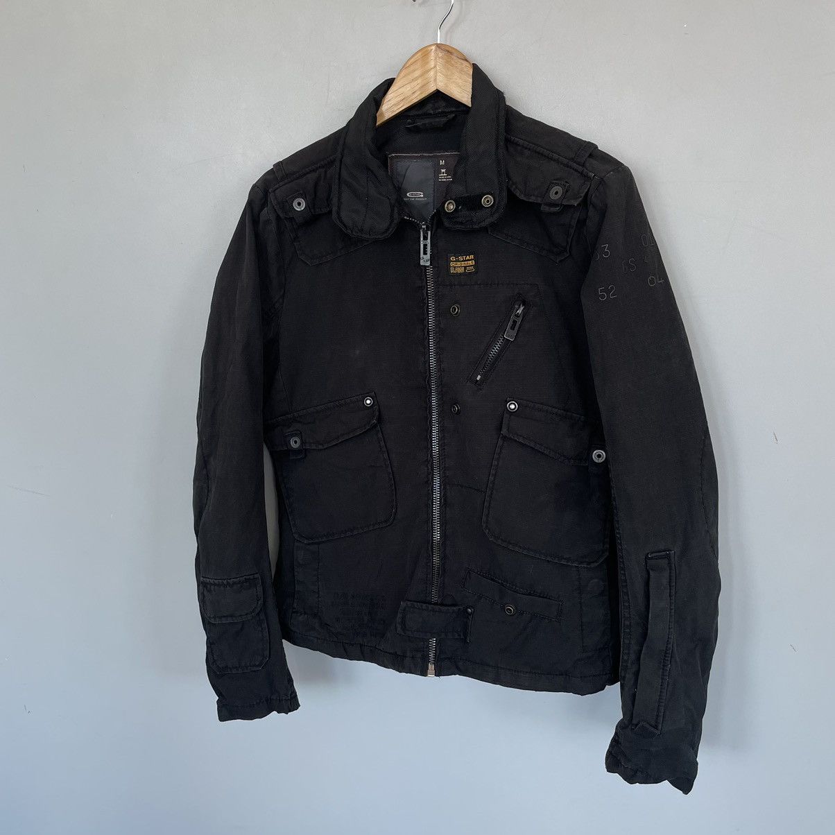G-Star Vintage denim moto jacket g-star raw y2k Size US M / EU 48-50 / 2 - 2 Thumbnail