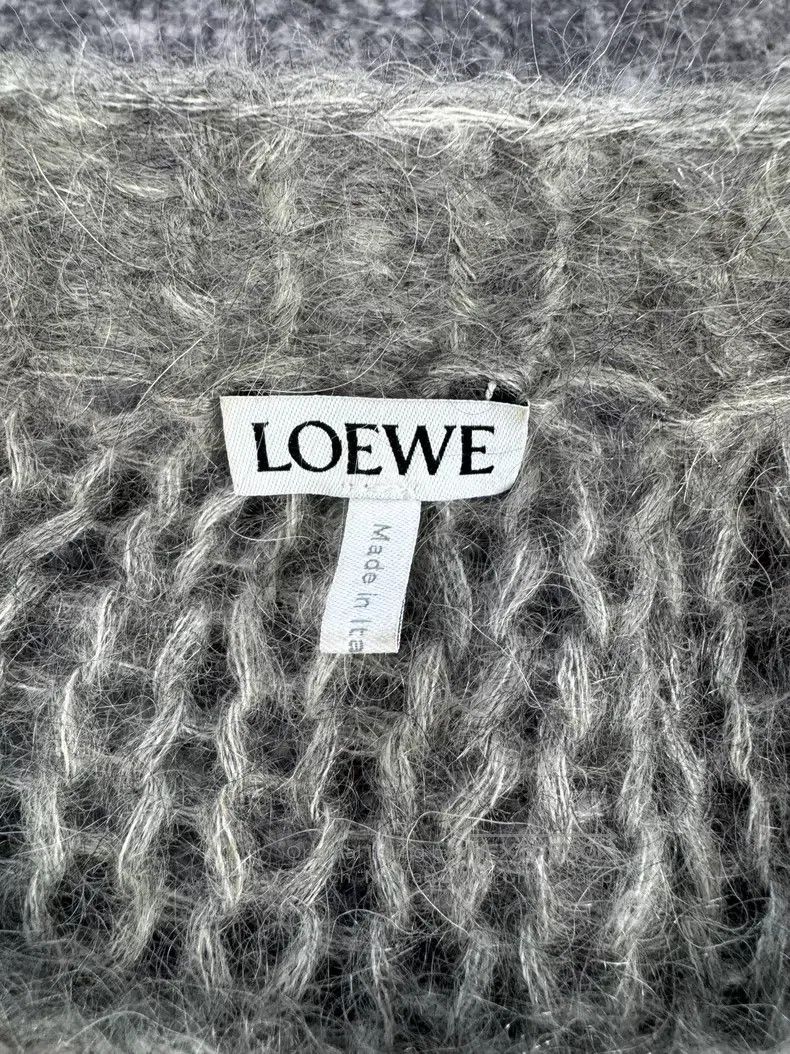 Loewe Loewe Gray Mohair Sweater Size XS / US 0-2 / IT 36-38 - 4 Thumbnail