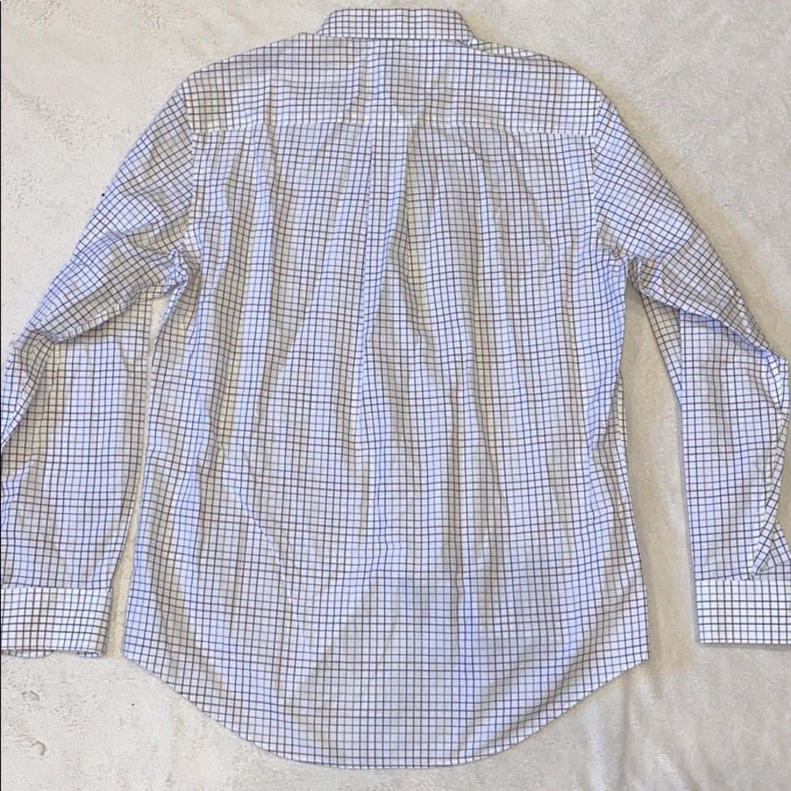 Jos. A. Bank Joseph A. Bank Button Down Shirt Brown and White | Sz M Size US M / EU 48-50 / 2 - 5 Thumbnail