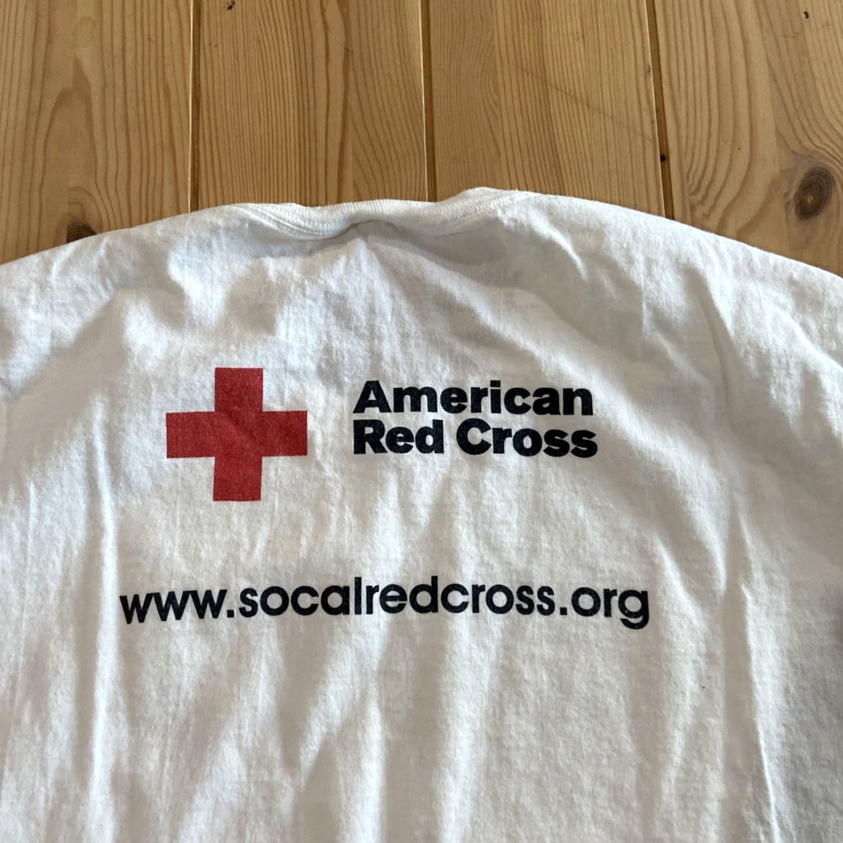 Hanes VINTAGE American Red Cross Join the Club Graphic T-Shirt XL Men White 90s Army Deseret Storm Logo 1990s Hanes Short Sleeve Crew Neck Cotton T-Shirt Size US XL / EU 56 / 4 - 7 Thumbnail