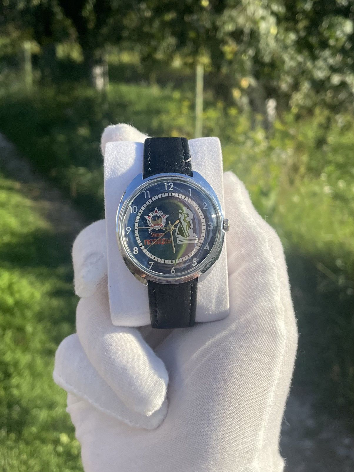 Vintage Watch Raketa Mechanical Retro Wristwatch 1990s