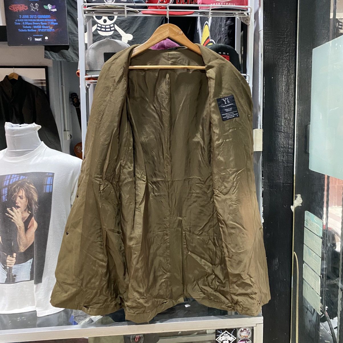 Y's for Men × Yohji Yamamoto × Yves Saint Laurent Yohji Yamamoto Japanese Brand Trench Coat Jacket Size US L / EU 52-54 / 3 - 3 Thumbnail