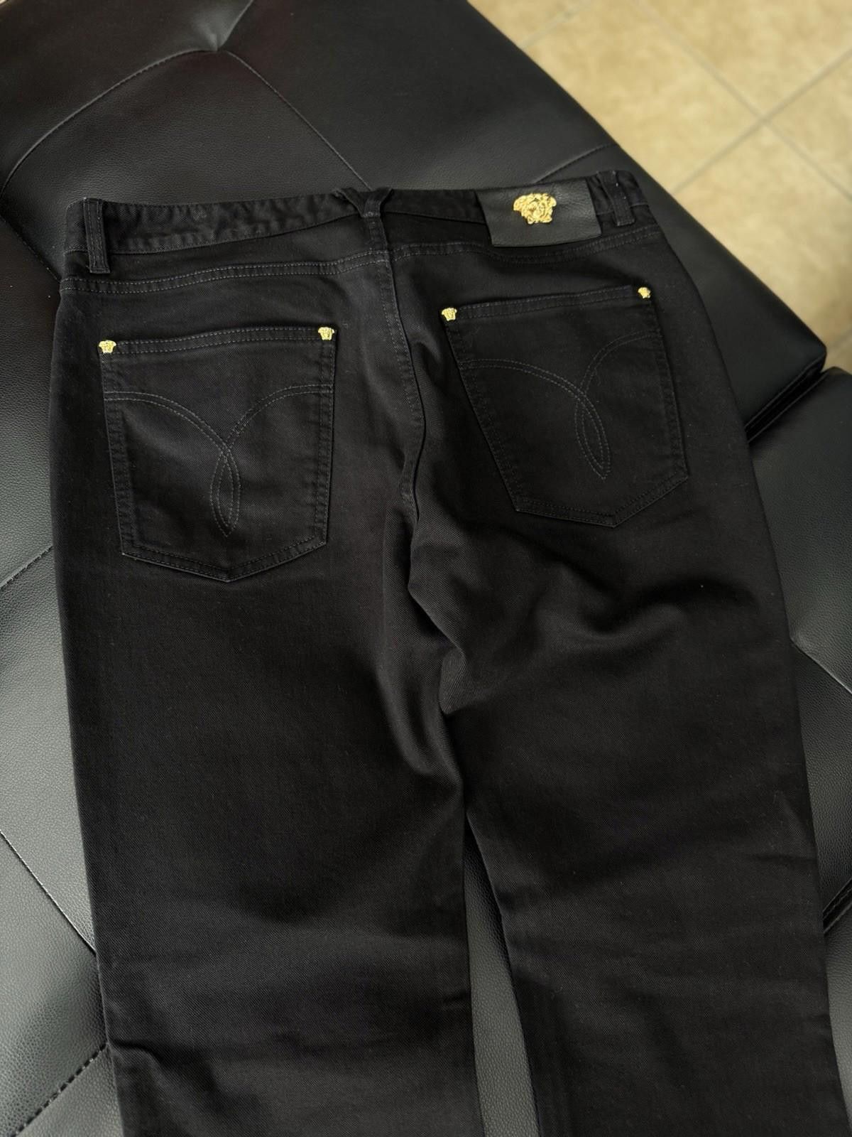 Versace Versace Men Black Jeans Versace Logo Size 34 Waist 950$ Size US 34 / EU 50 - 11 Thumbnail