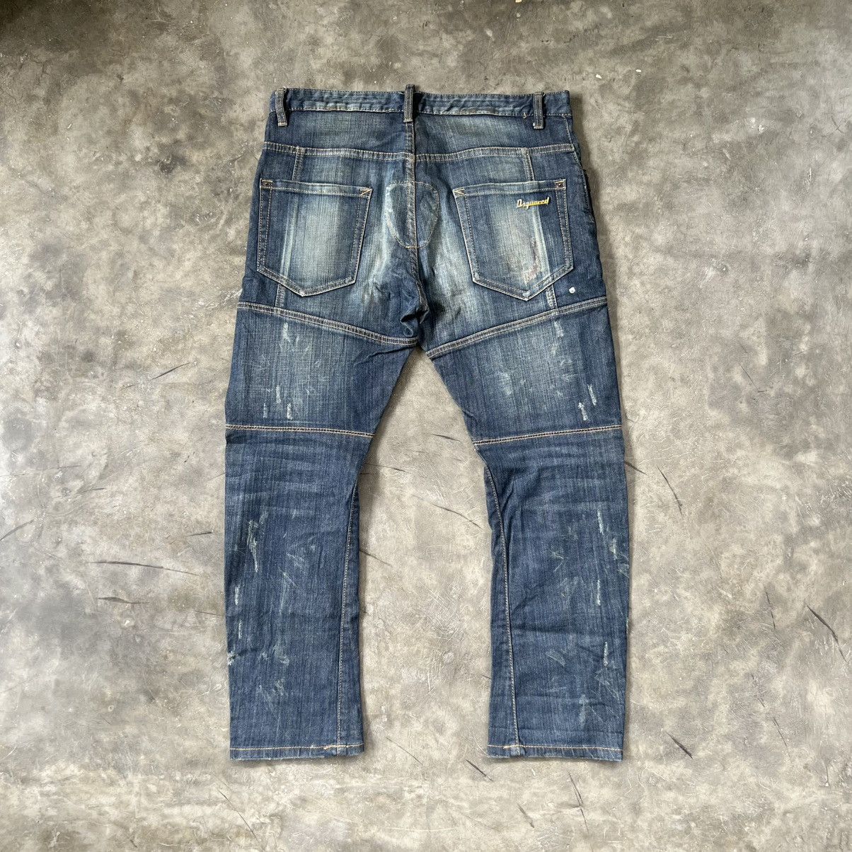 Dsquared2 Dsquared Archive Style Cargo Biker Denim Jeans Size US 34 / EU 50 - 2 Thumbnail