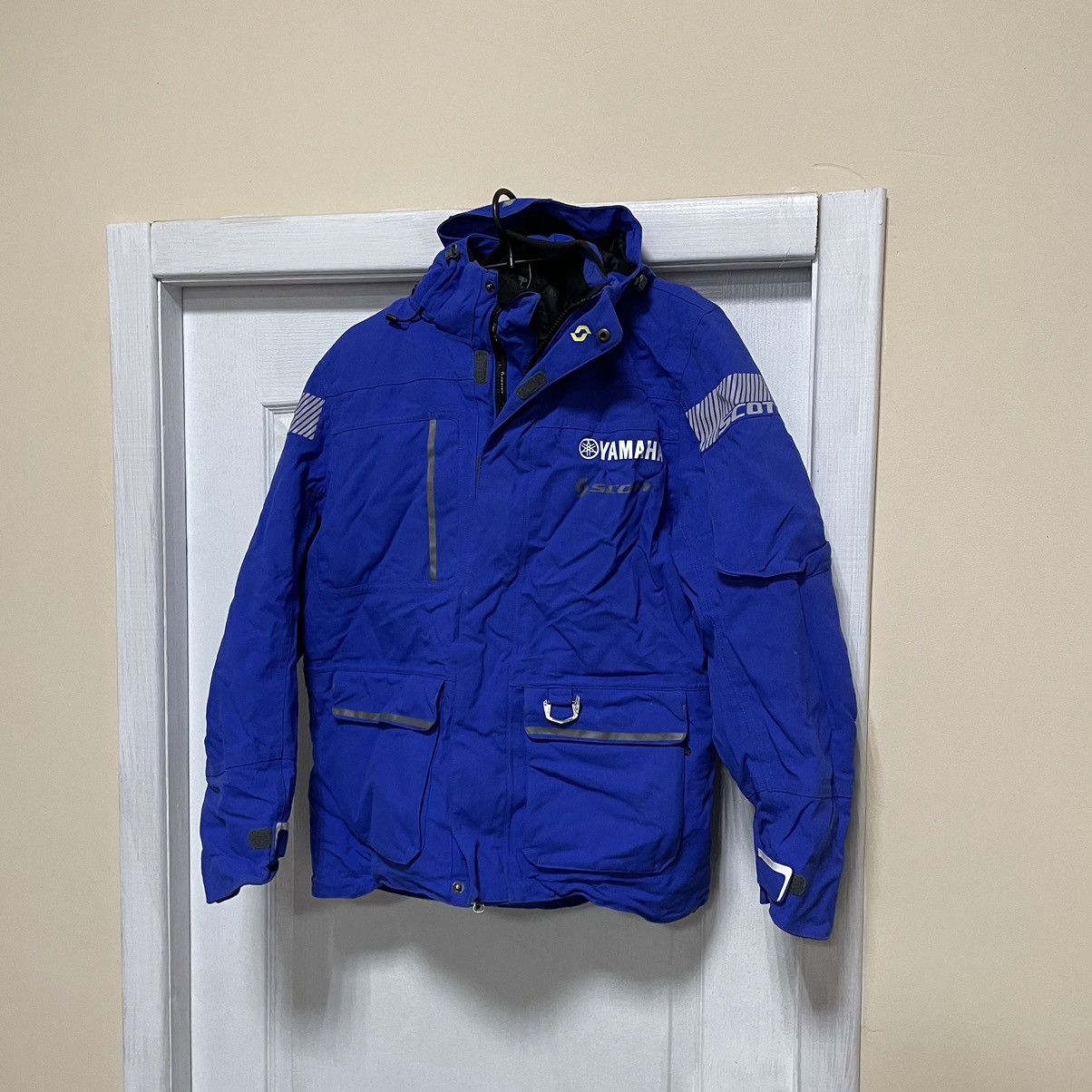 Yamaha Yamaha Motorcycle Jacket moto bomber nascar scott coat racin Size US S / EU 44-46 / 1 - 2 Thumbnail