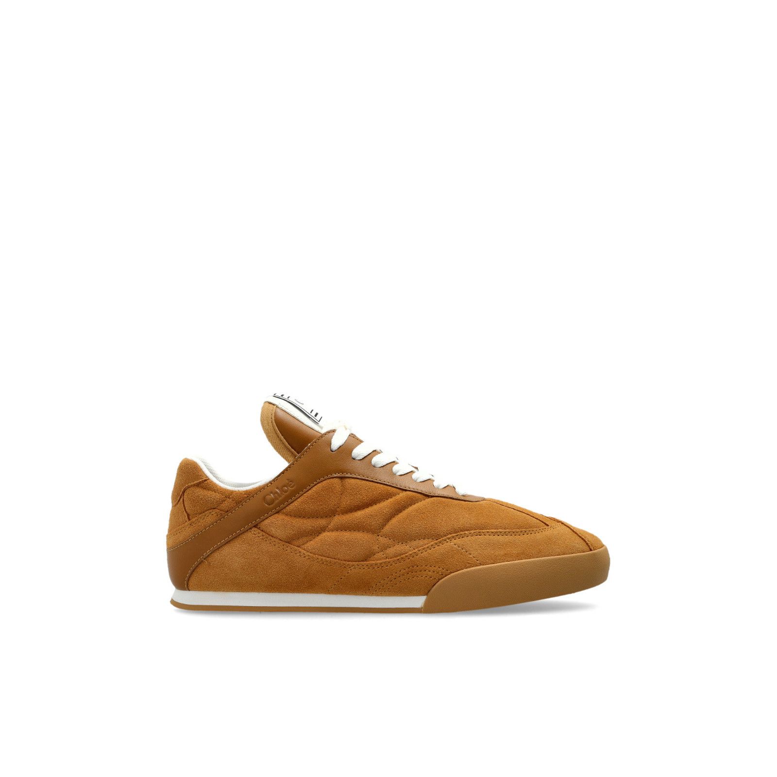 Chloe Kick Brown Leather Sneakers New & Authentic (Women's s